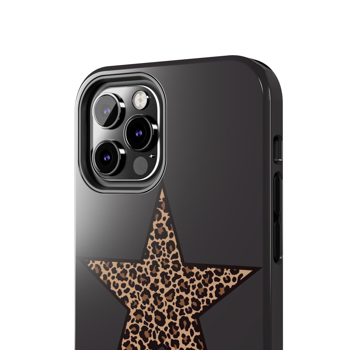 Cheetah Print Star Scandi Style Phone Case