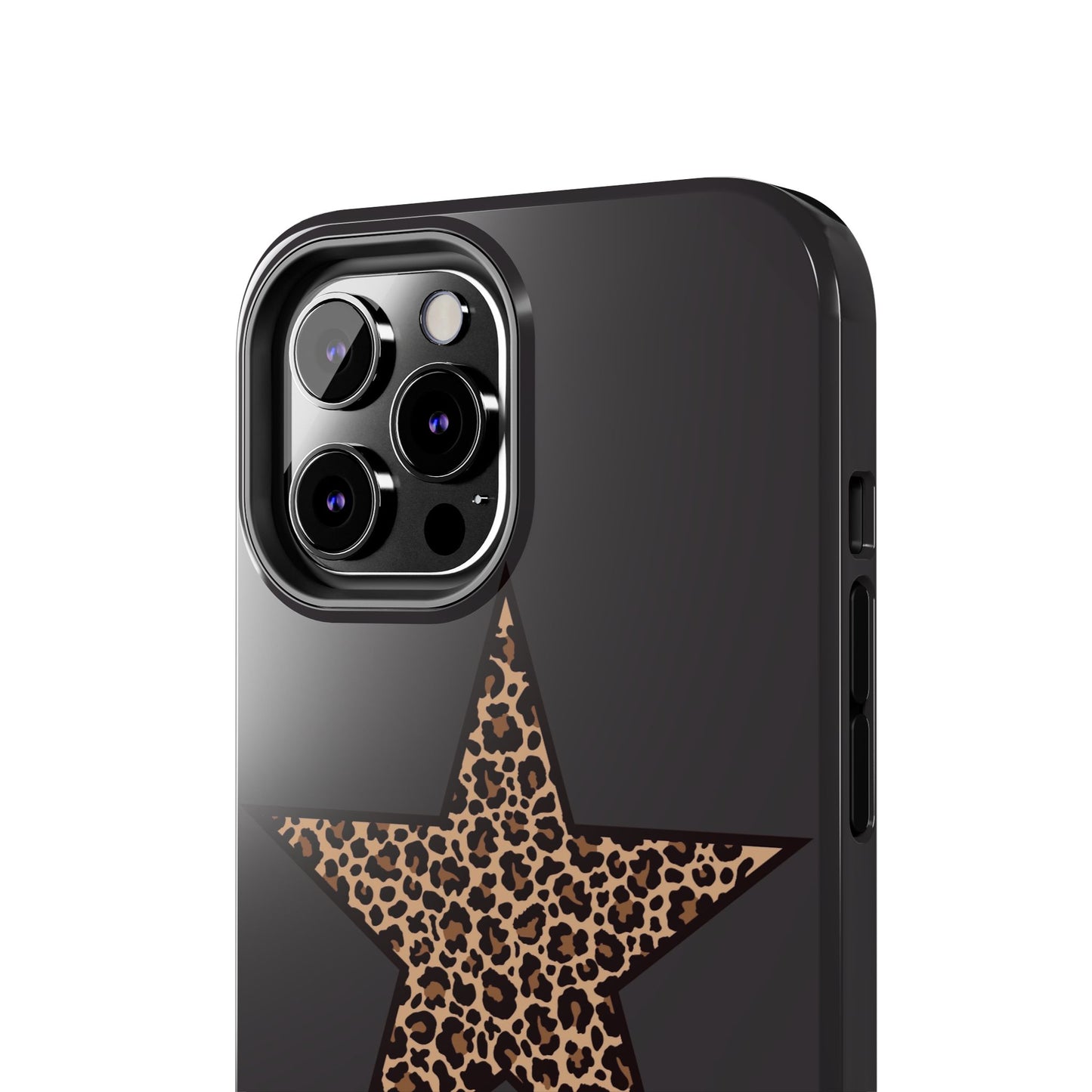 Cheetah Print Star Scandi Style Phone Case