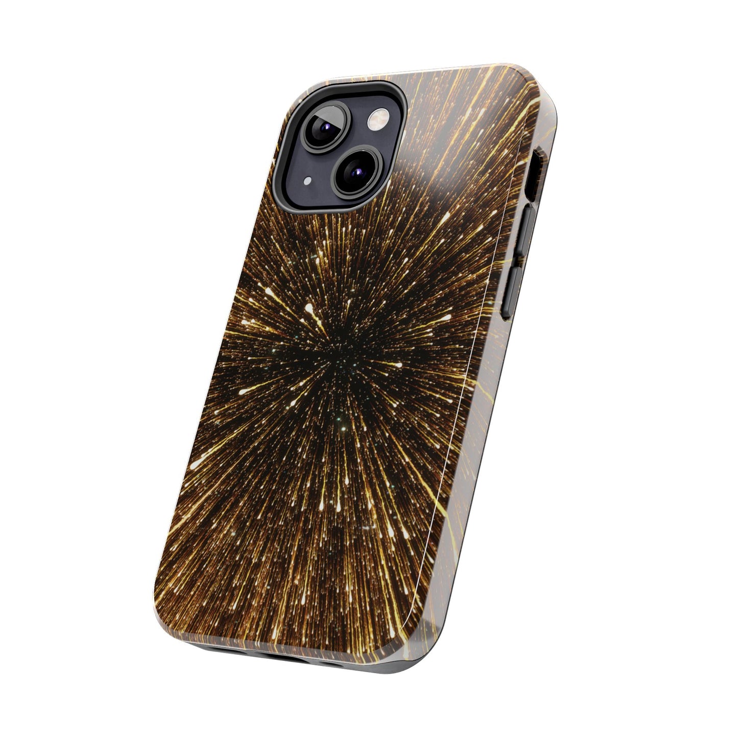 Star Burst Gold Galaxy Phone Case