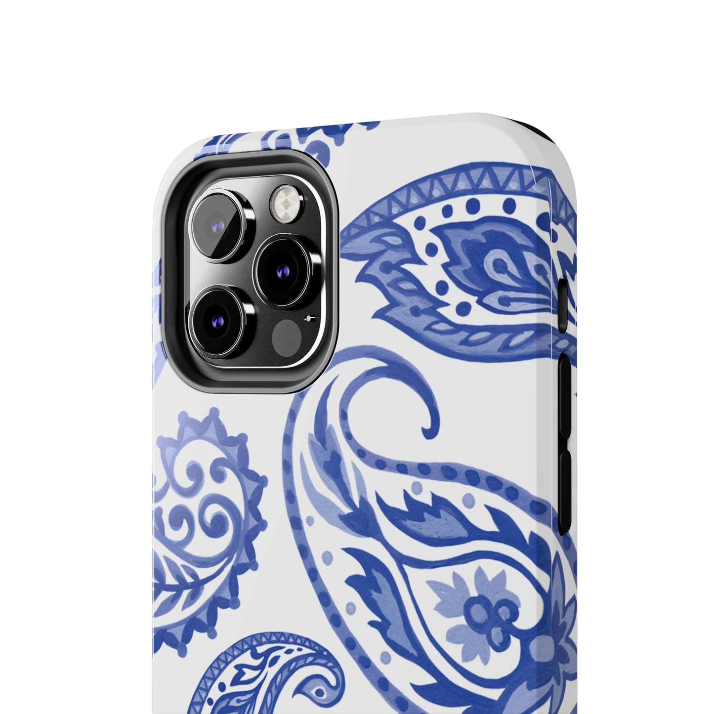 Paisley Blue and White phone case