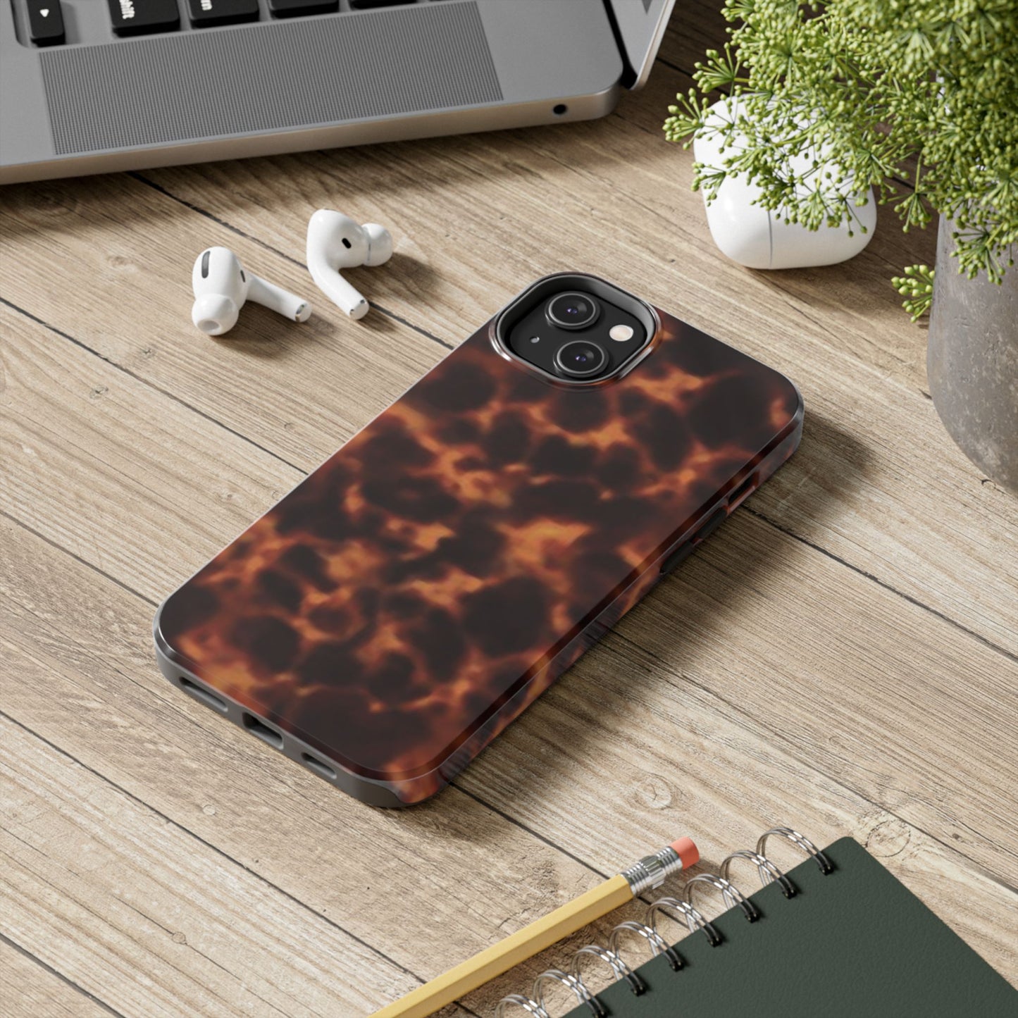Tortoise Shell Glossy Phone Case,  Cool Girl Aesthetic