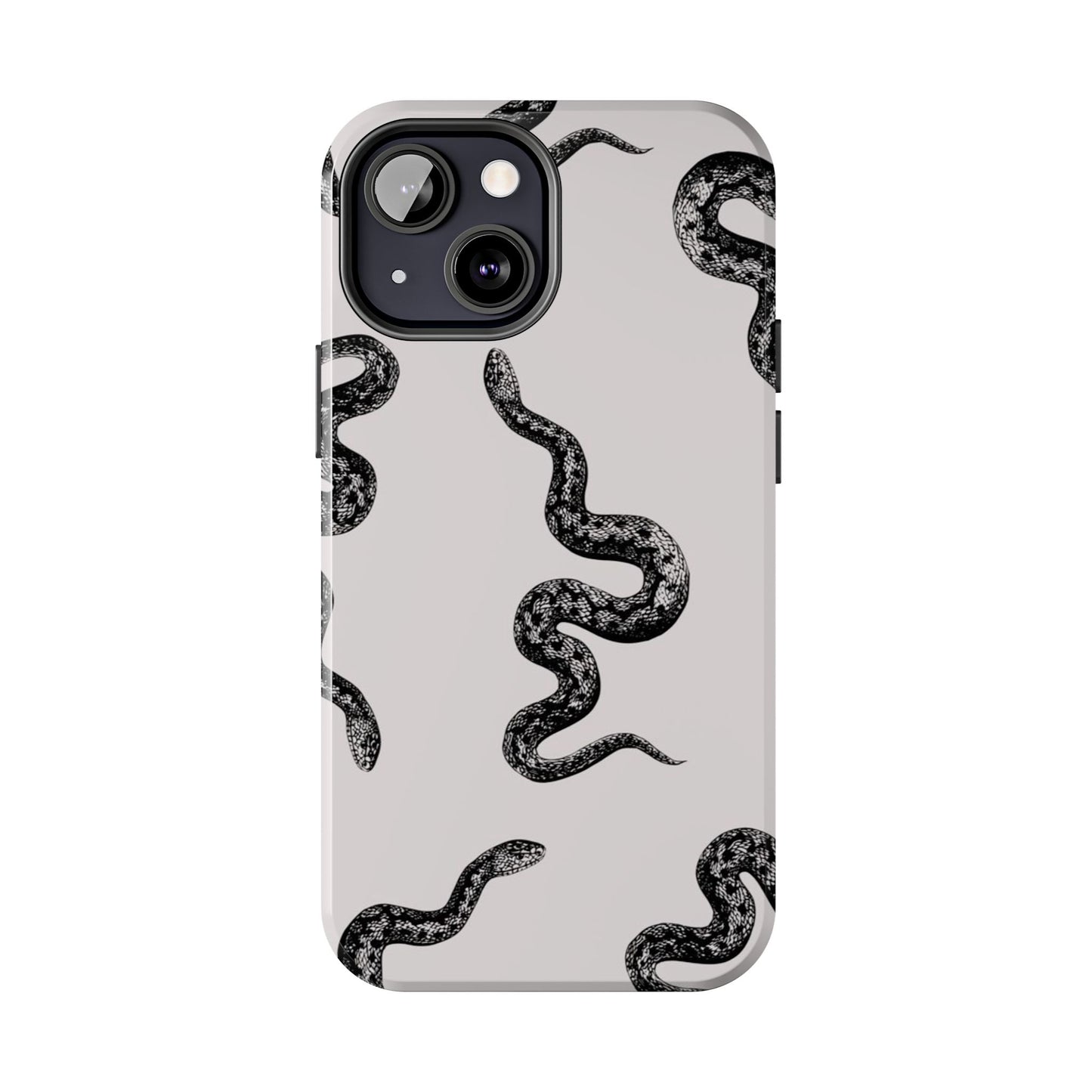 Snake Print Aesthetic Glossy Phone Case