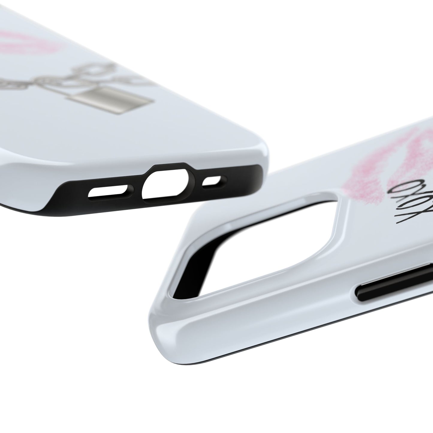 XOXO Love Lock Phone Case - Aesthetic Y2K Girly Style