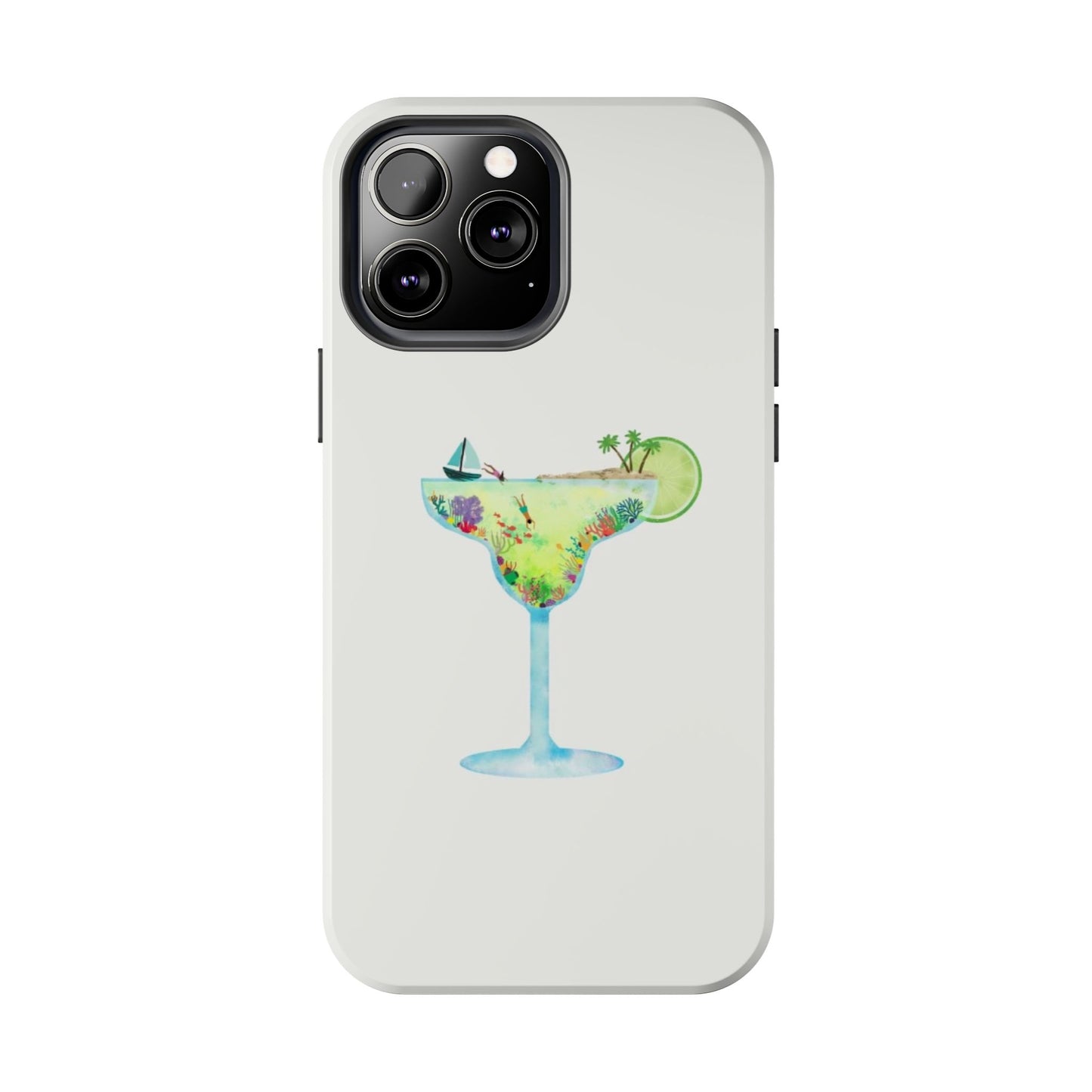 Glossy Phone Case, Summer Phone Case, Cute, Glossy Phone Case, Coastal Summer