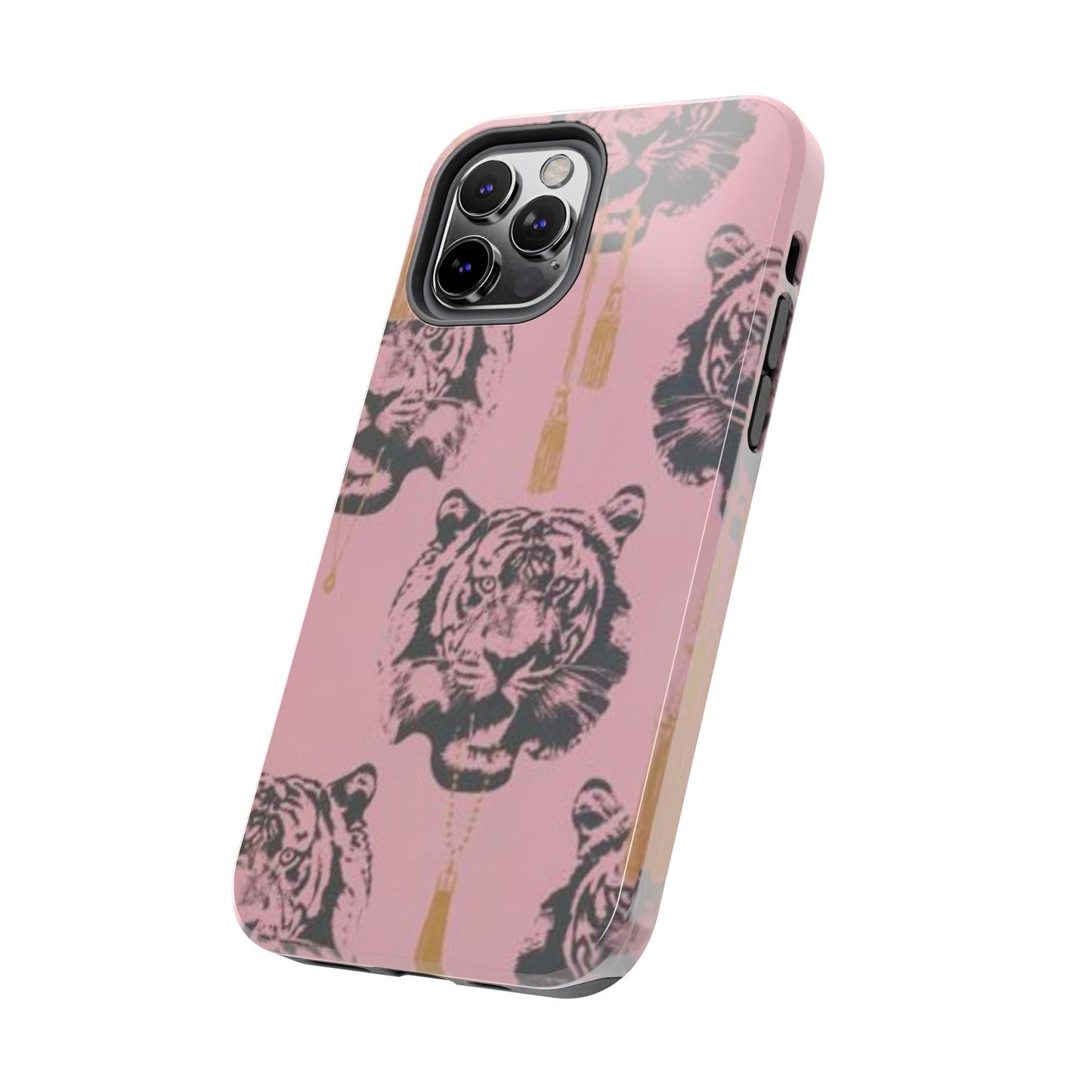 Pink Tiger Print Fashion Phone Case