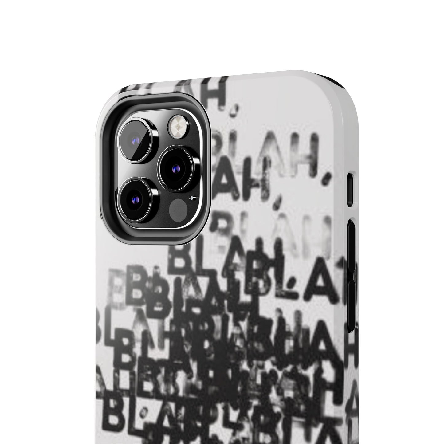 Blah Blah Blah Print Phone Case
