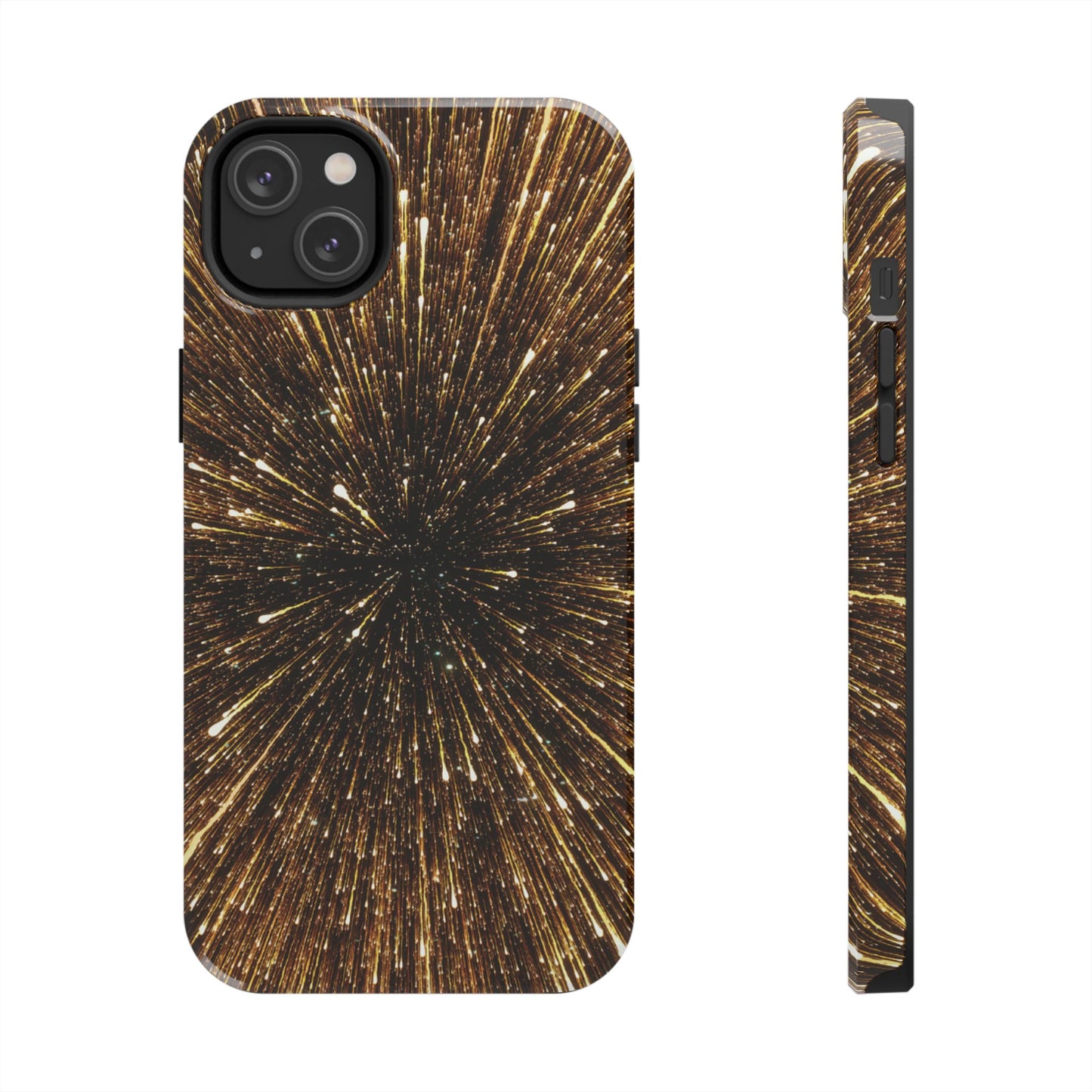 Star Burst Gold Galaxy Phone Case