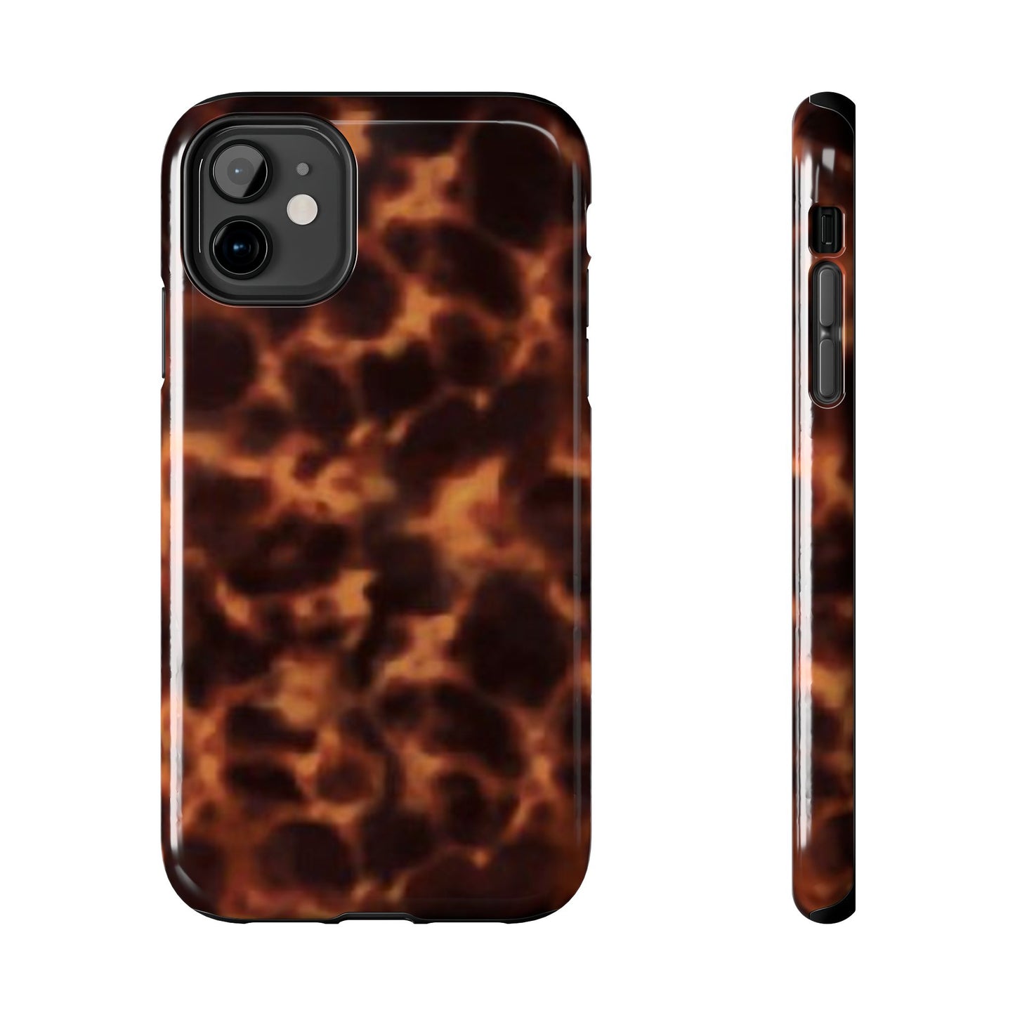 Tortoise Shell Glossy Phone Case,  Cool Girl Aesthetic