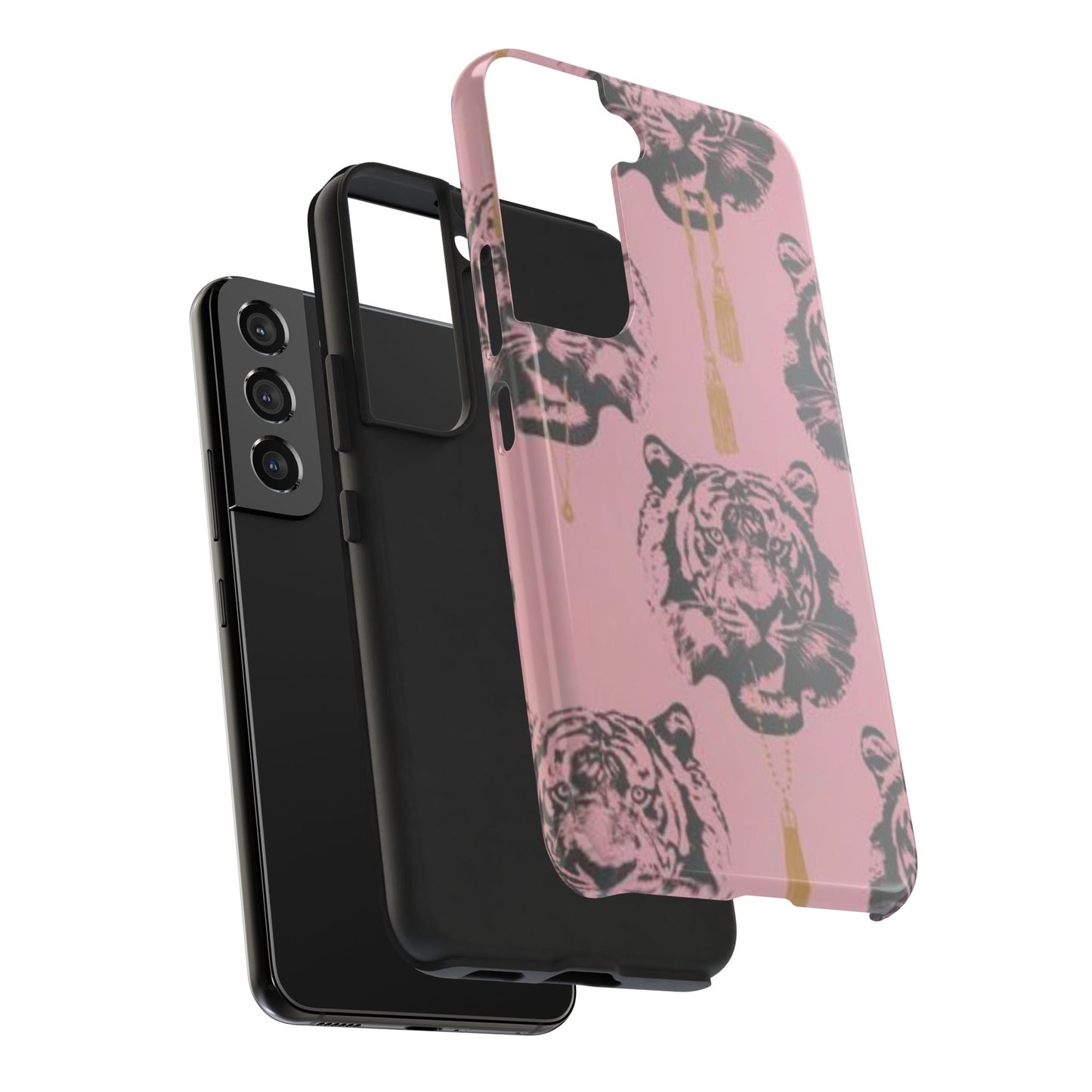 Pink Tiger Print Fashion Phone Case