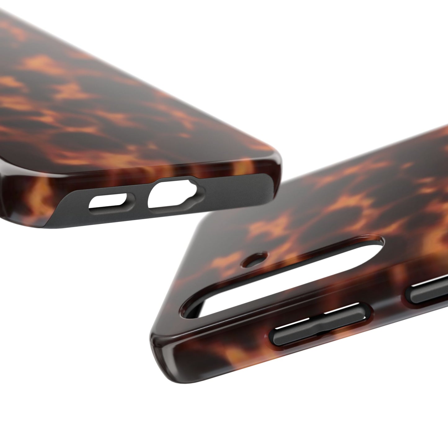 Tortoise Shell Glossy Phone Case,  Cool Girl Aesthetic