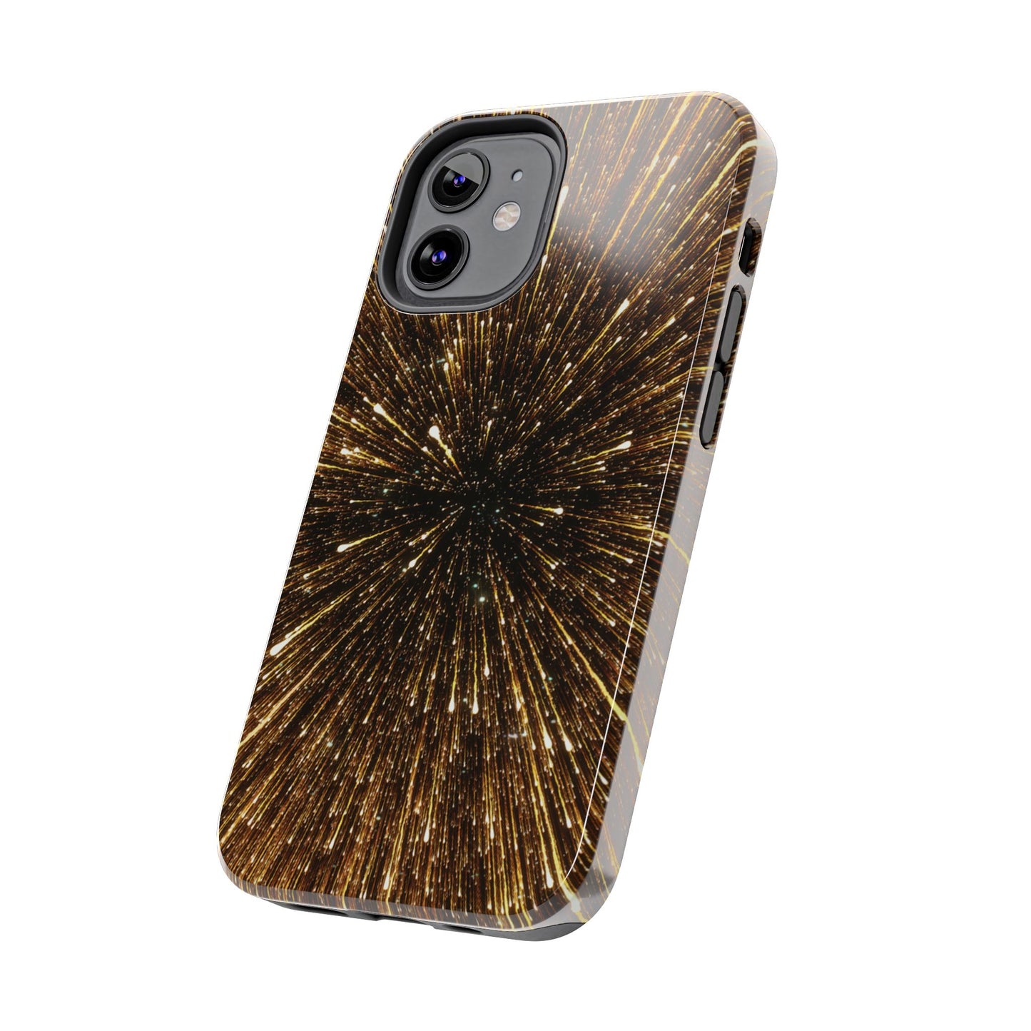 Star Burst Gold Galaxy Phone Case