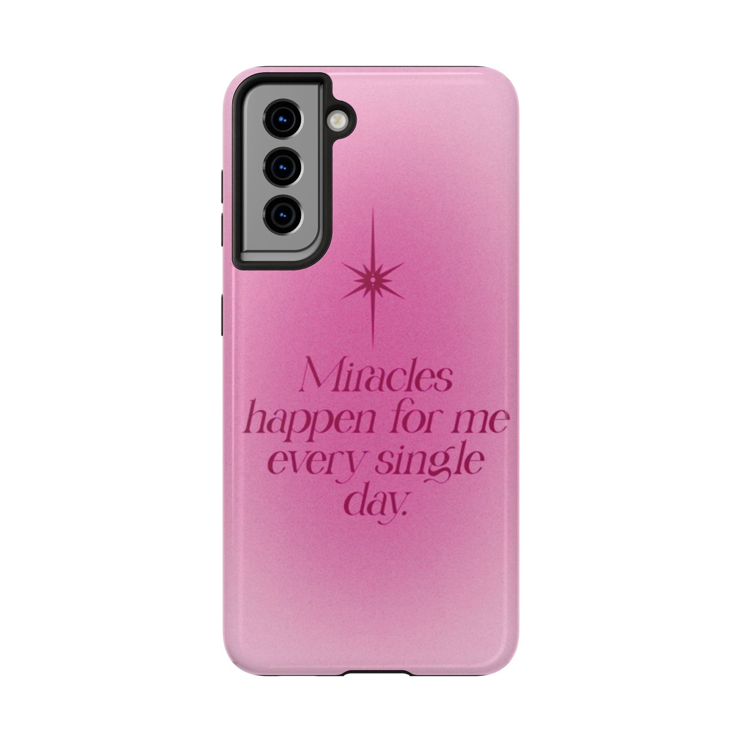 Miracles Happen Affirmation Phone Case