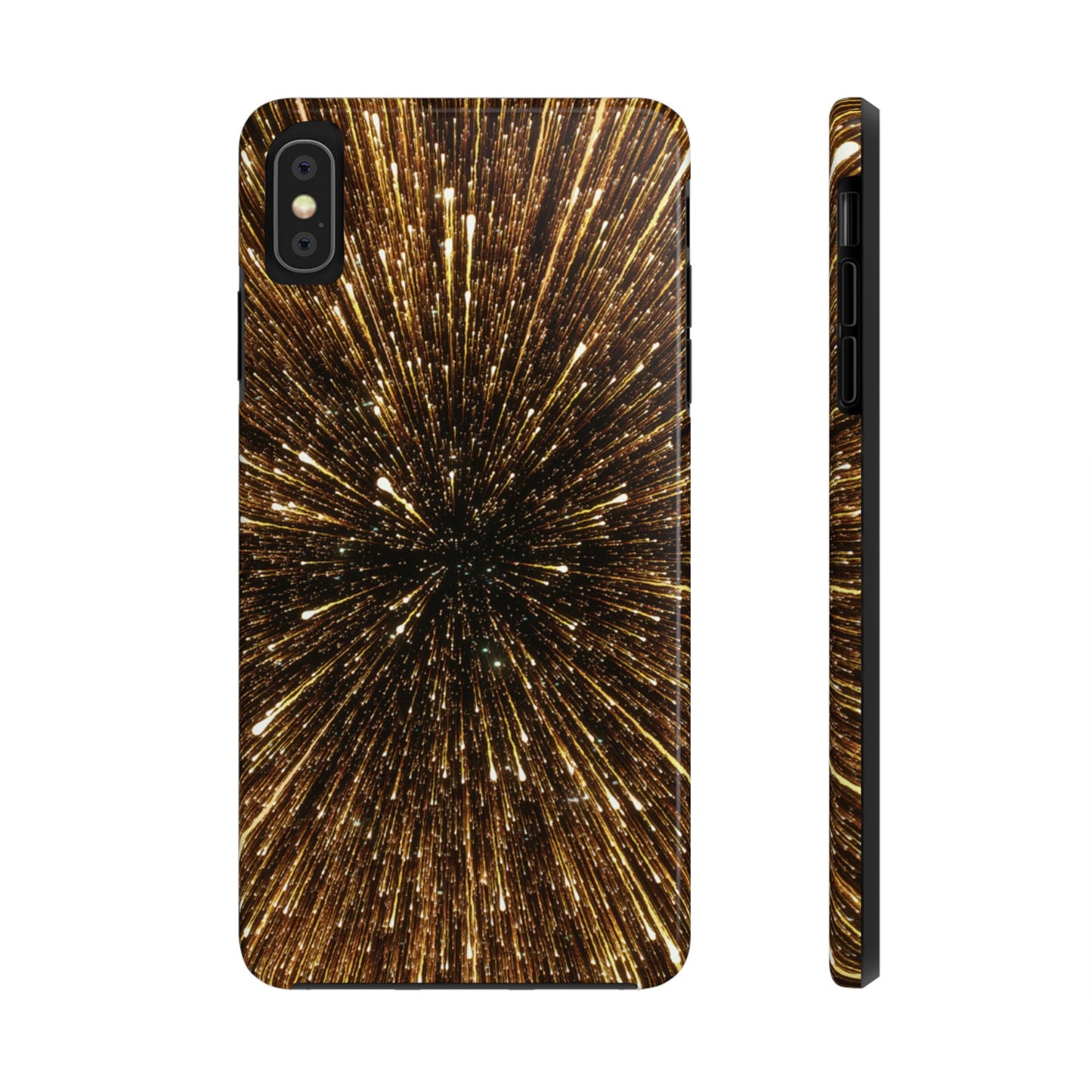 Star Burst Gold Galaxy Phone Case