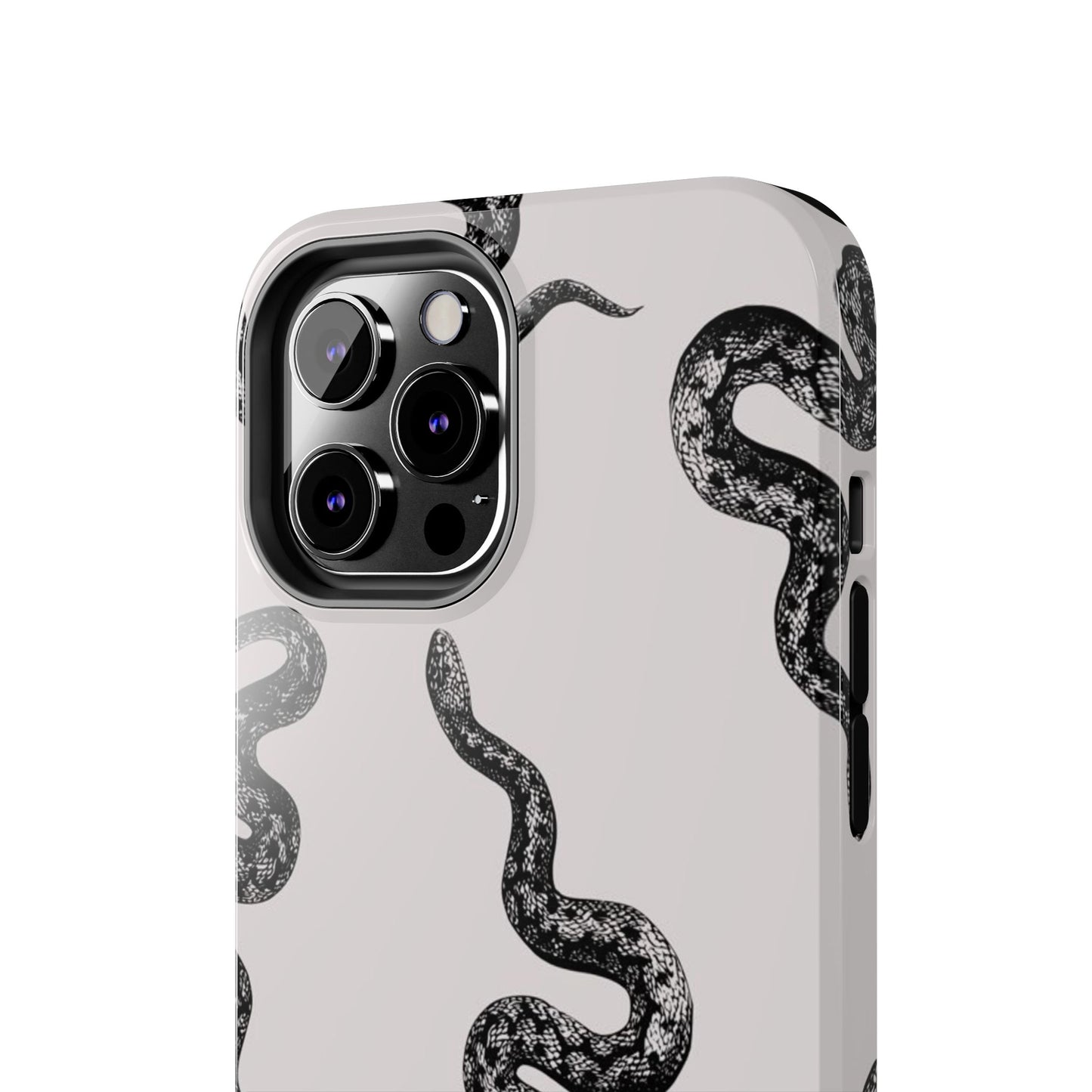 Snake Print Aesthetic Glossy Phone Case