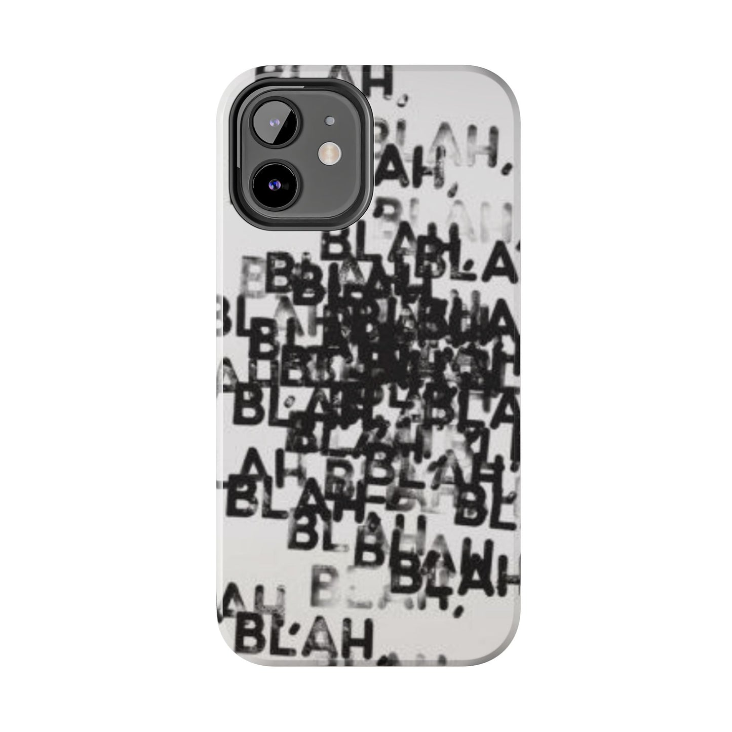 Blah Blah Blah Print Phone Case
