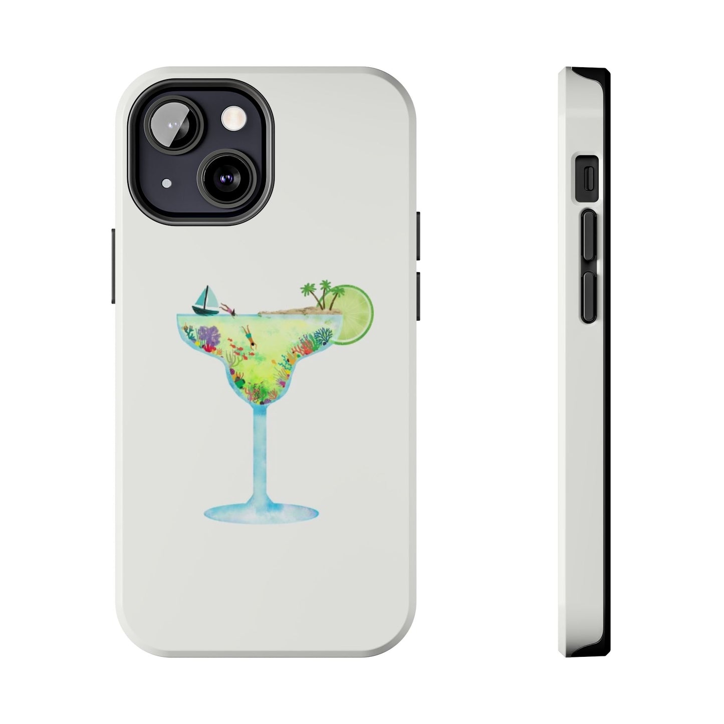 Glossy Phone Case, Summer Phone Case, Cute, Glossy Phone Case, Coastal Summer