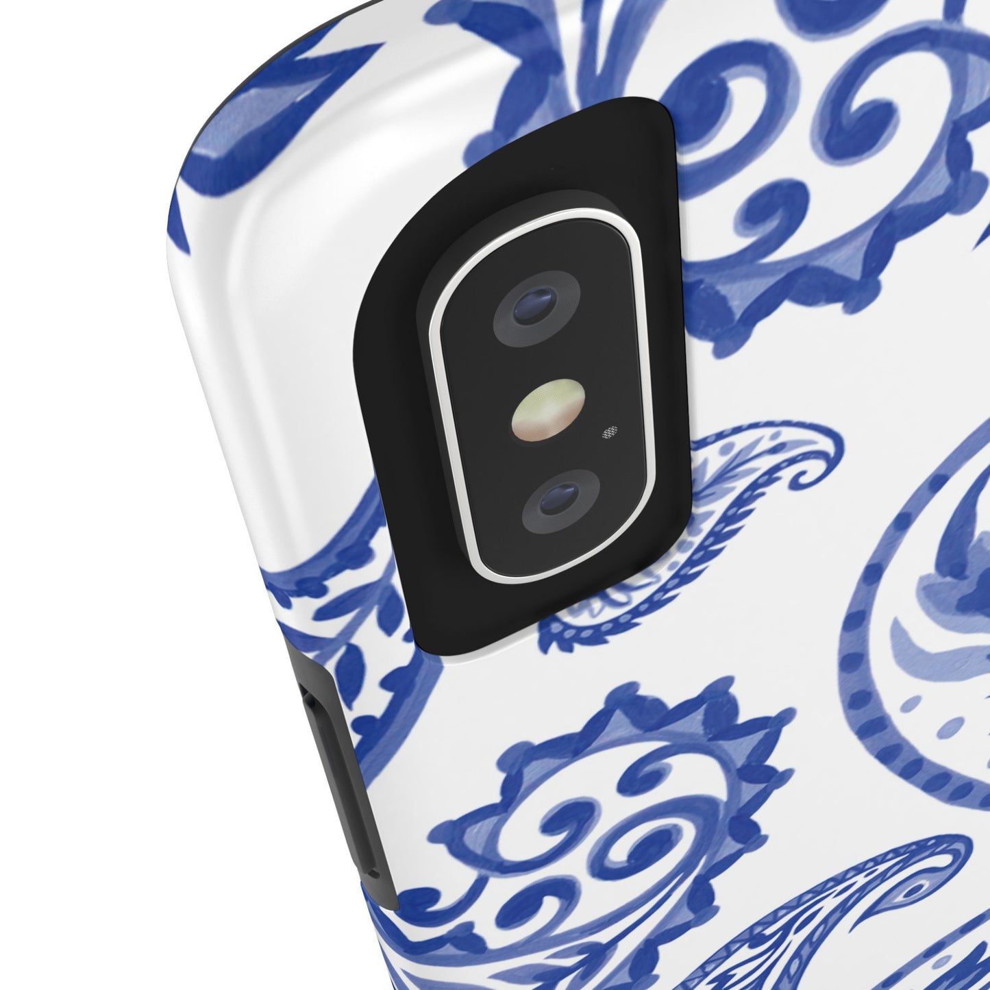 Paisley Blue and White phone case
