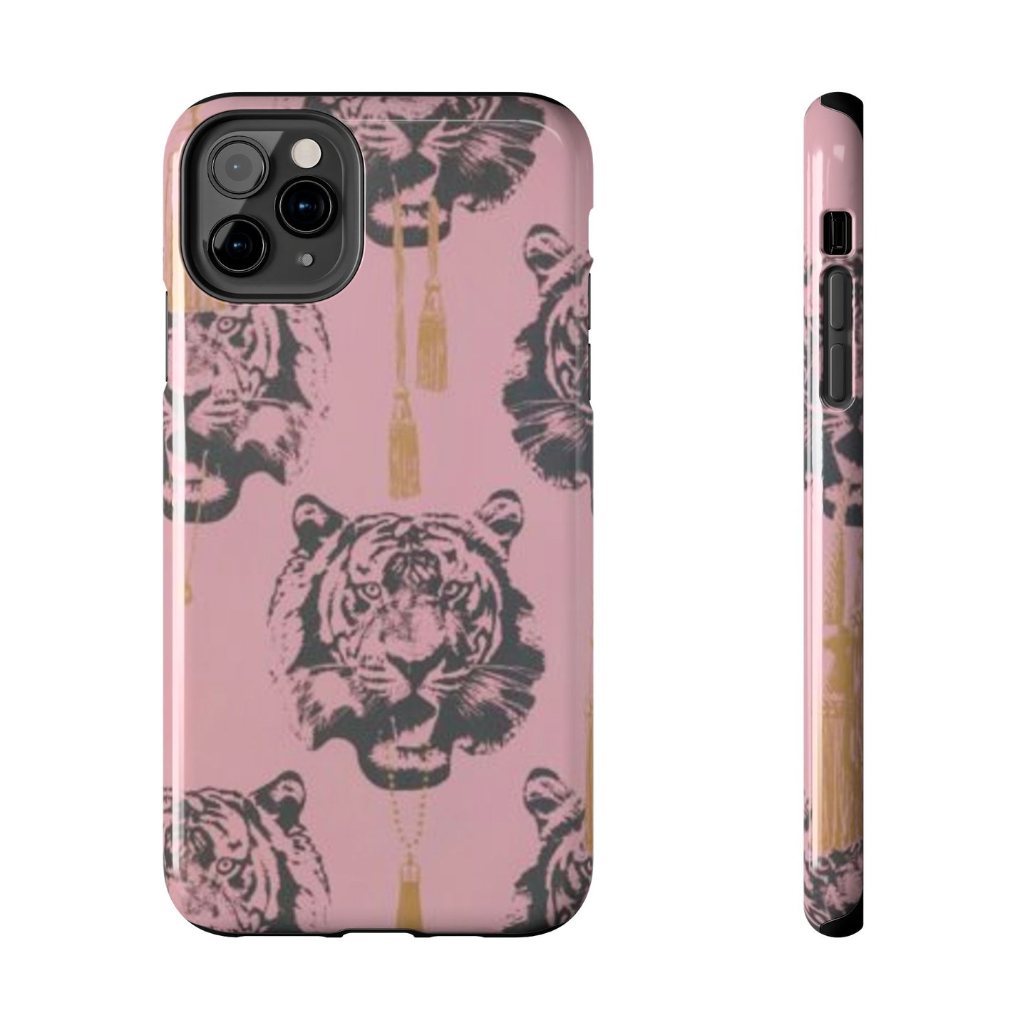 Pink Tiger Print Fashion Phone Case