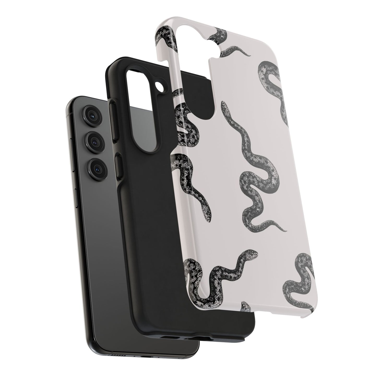 Snake Print Aesthetic Glossy Phone Case