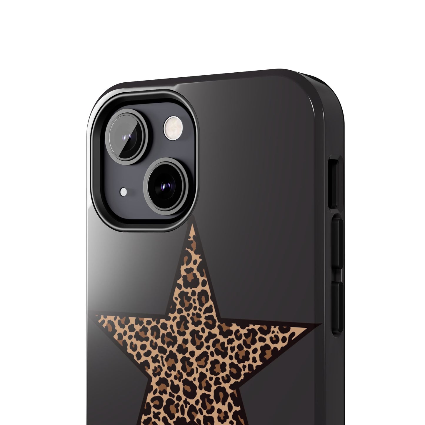 Cheetah Print Star Scandi Style Phone Case