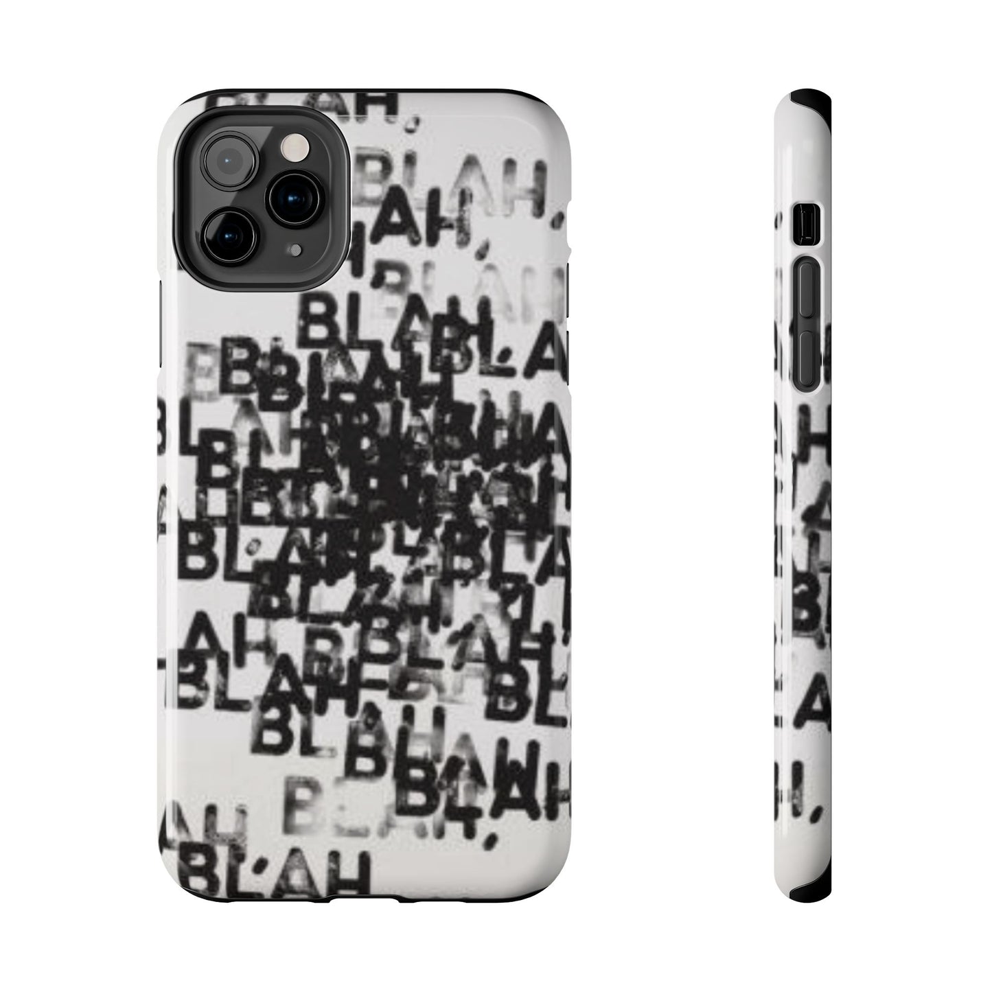 Blah Blah Blah Print Phone Case