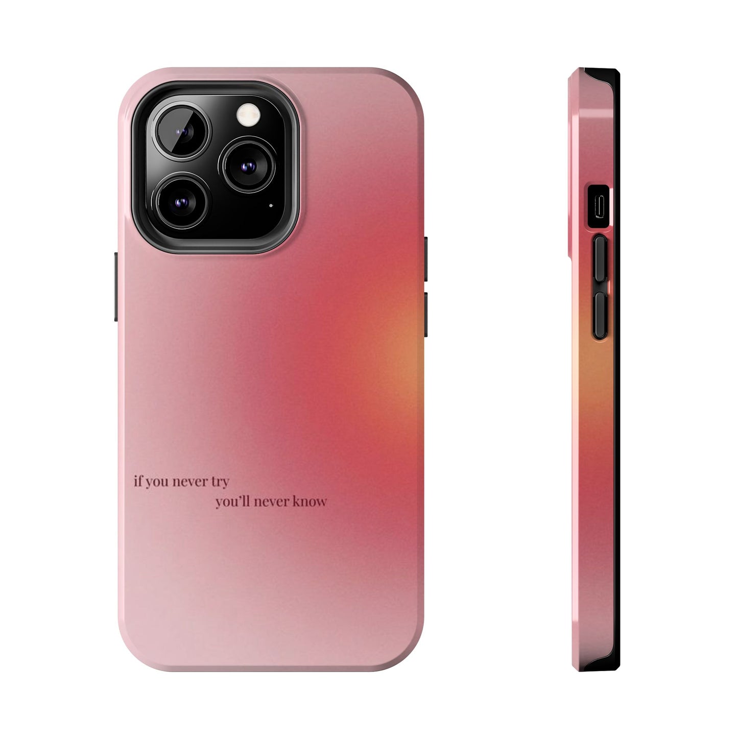 If You Never Try You’ll Never Know Phone Case