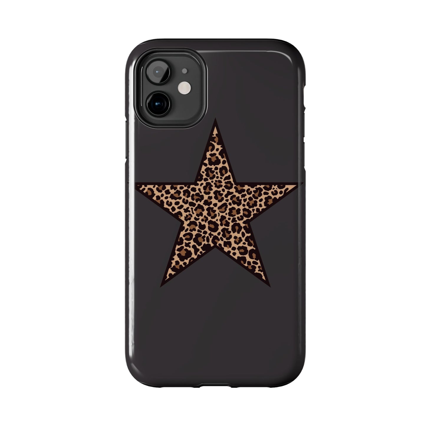 Cheetah Print Star Scandi Style Phone Case