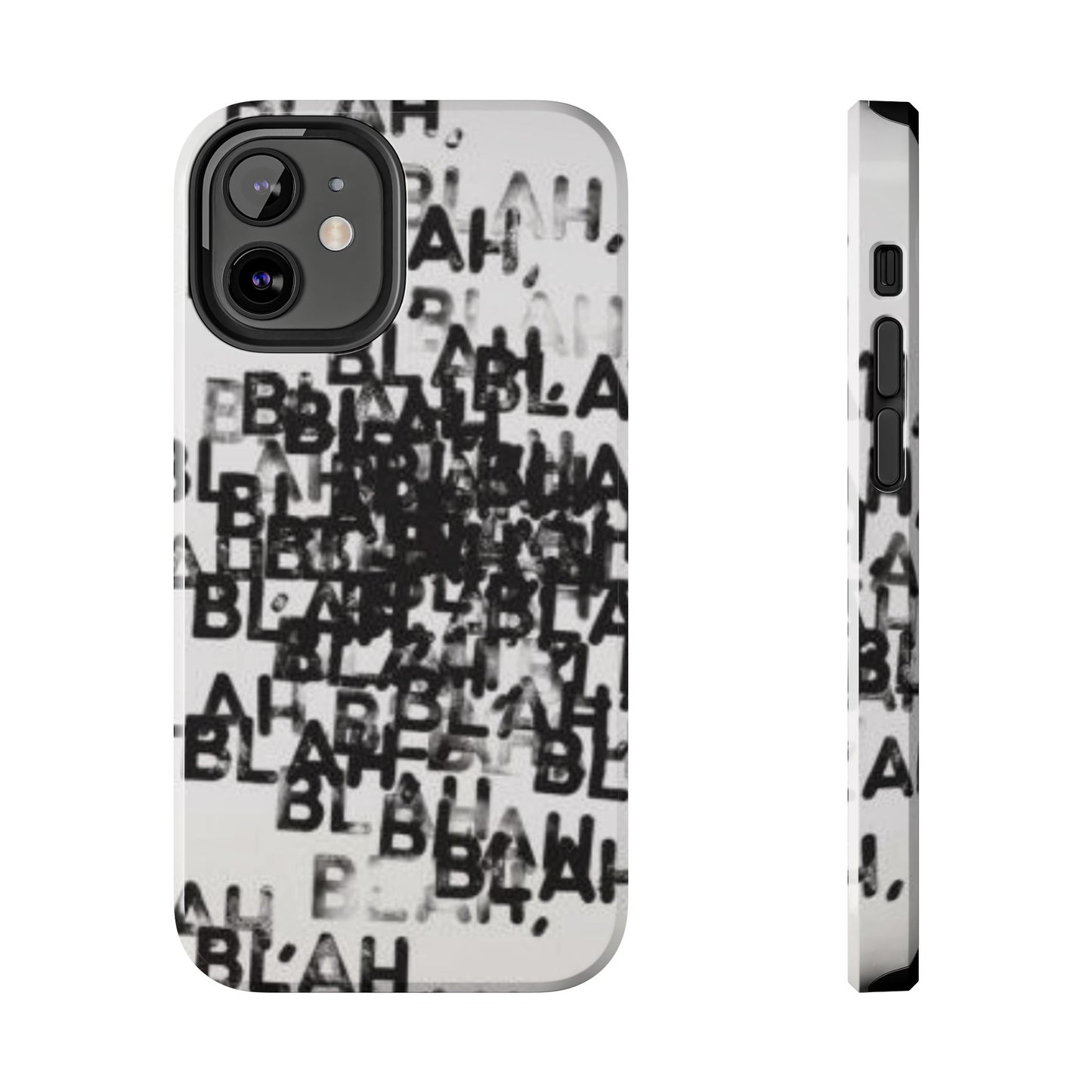 Blah Blah Blah Print Phone Case