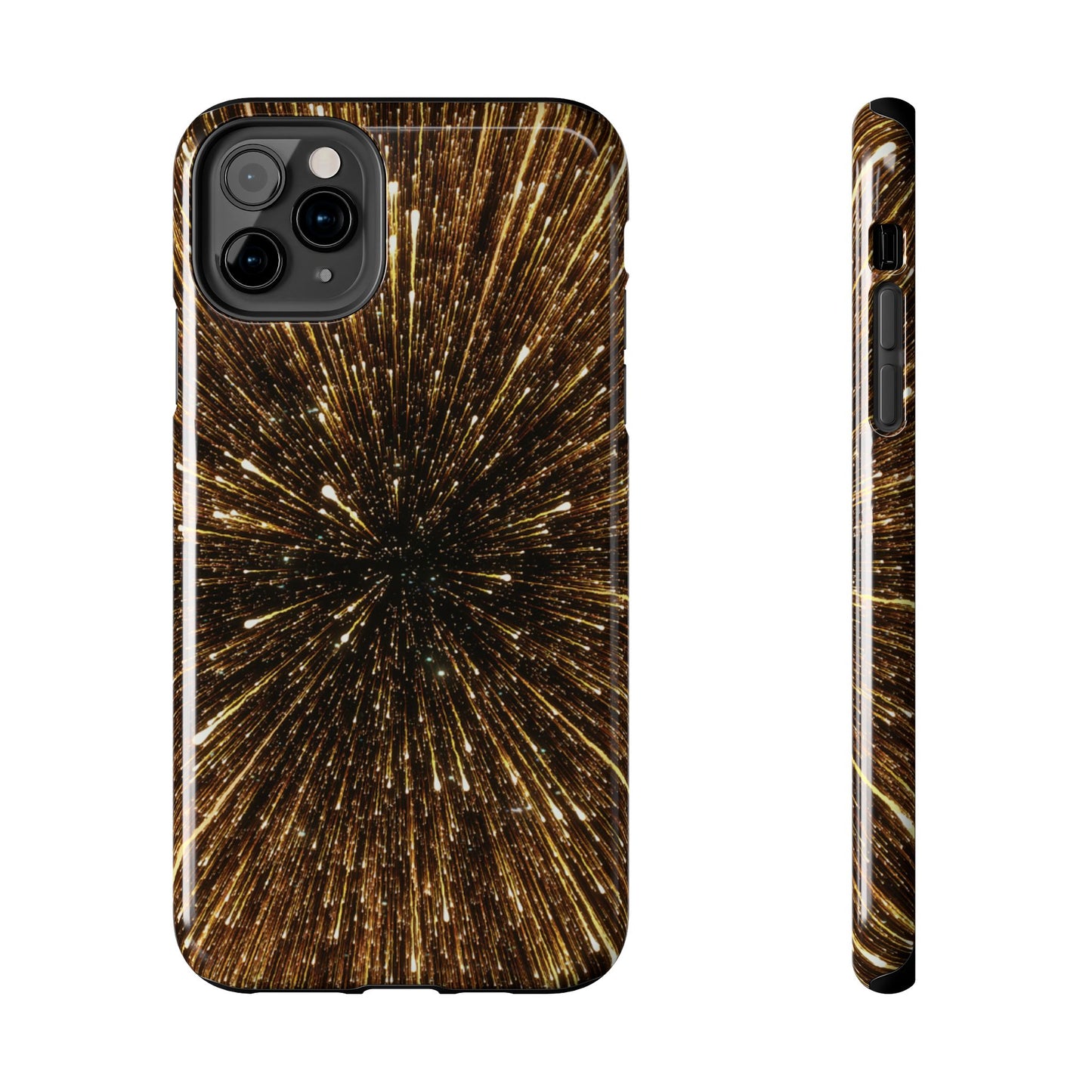 Star Burst Gold Galaxy Phone Case