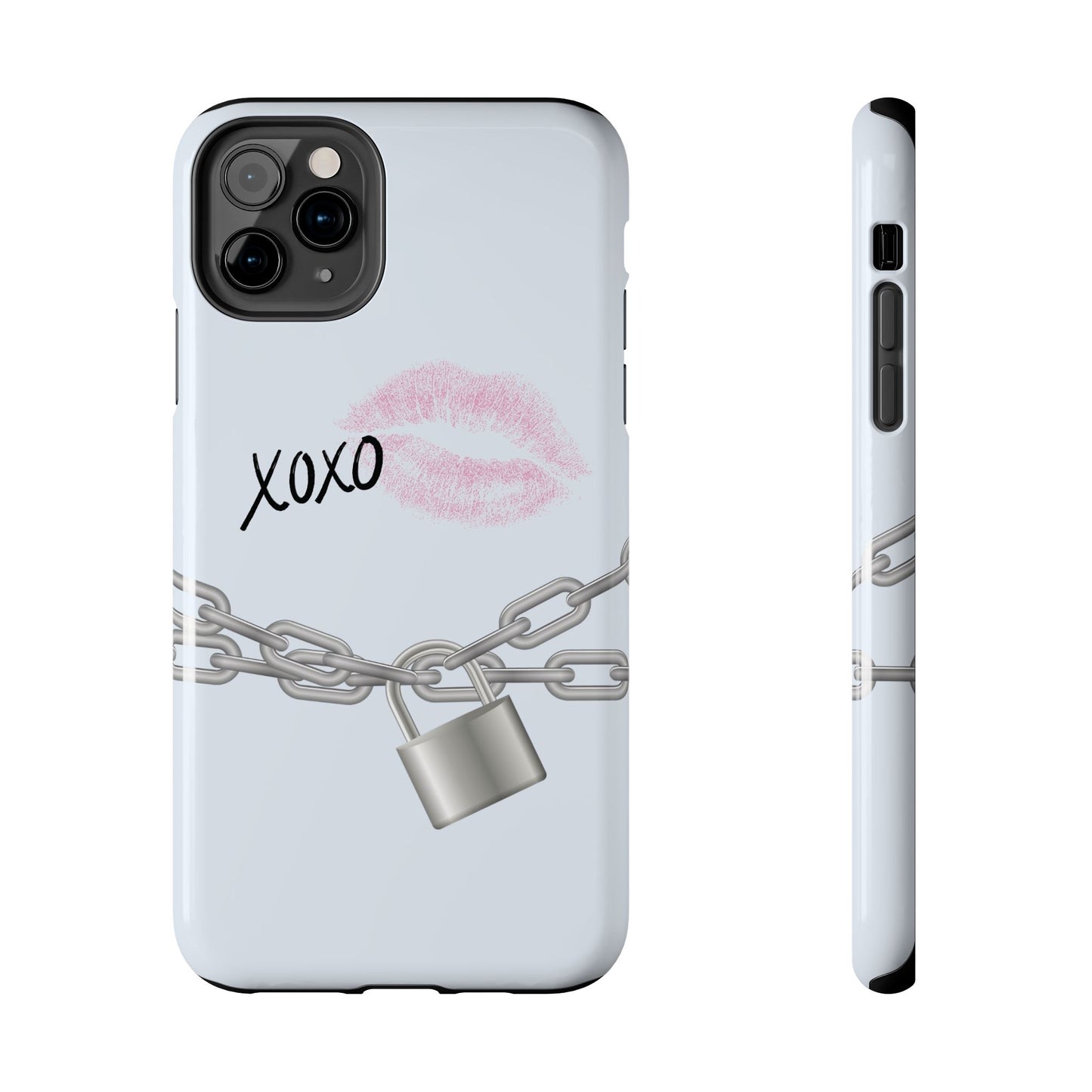 XOXO Love Lock Phone Case - Aesthetic Y2K Girly Style