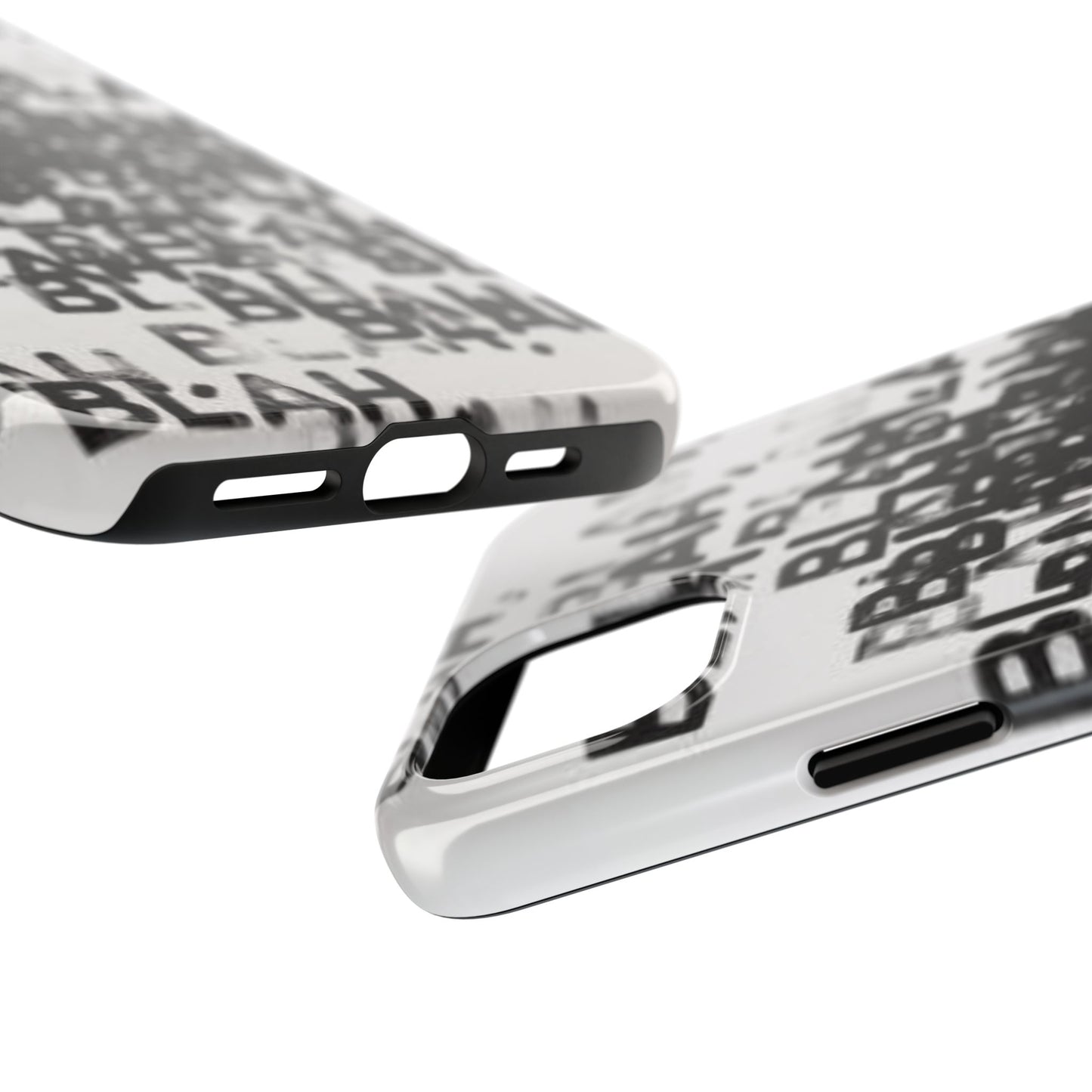 Blah Blah Blah Print Phone Case