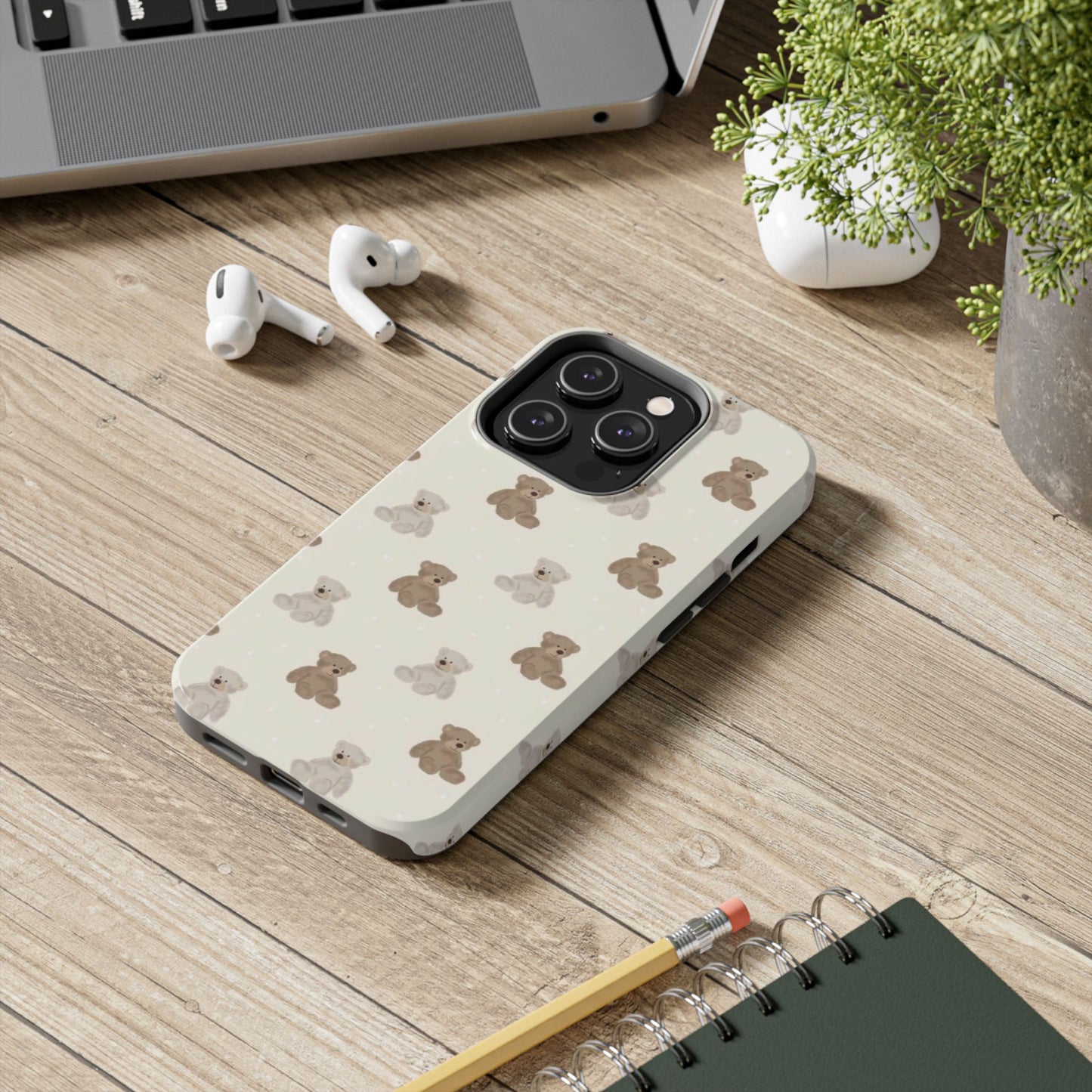 Teddy Bear Glossy Phone Case