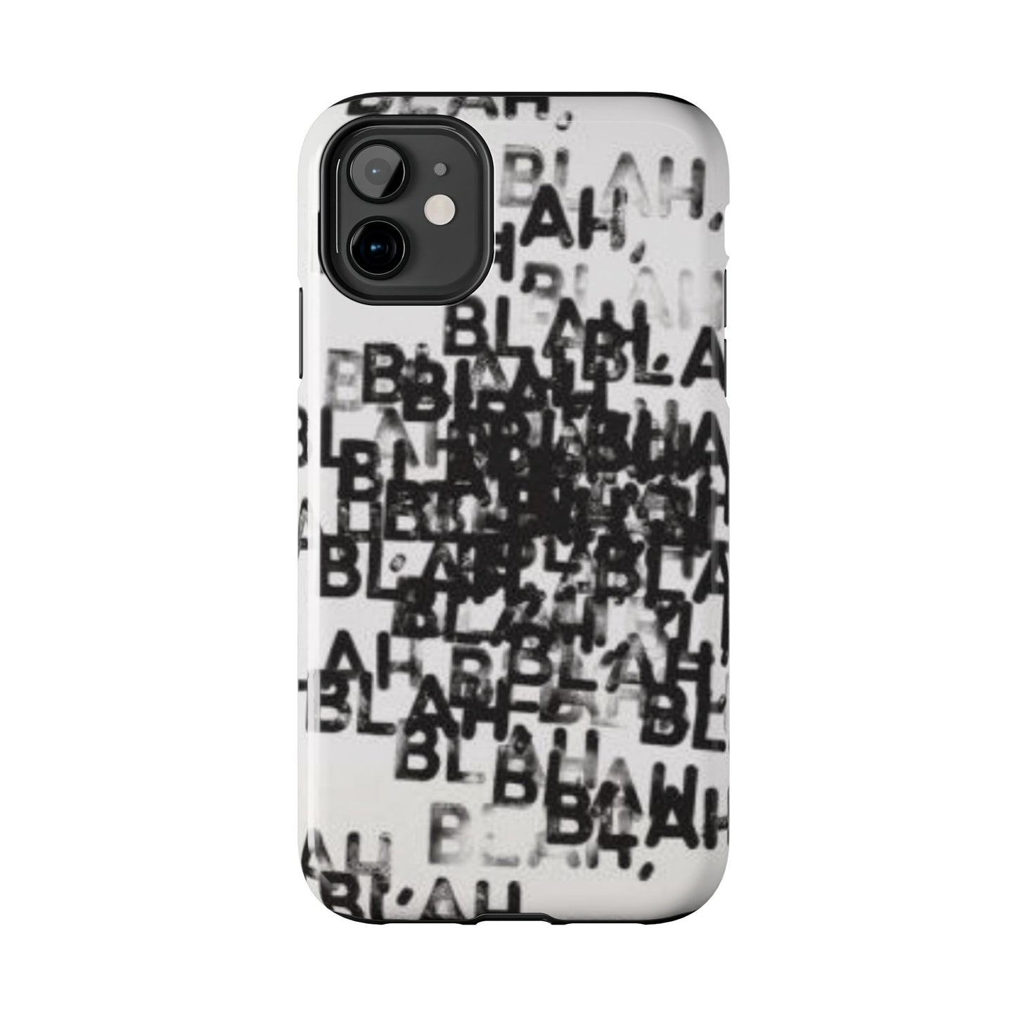 Blah Blah Blah Print Phone Case