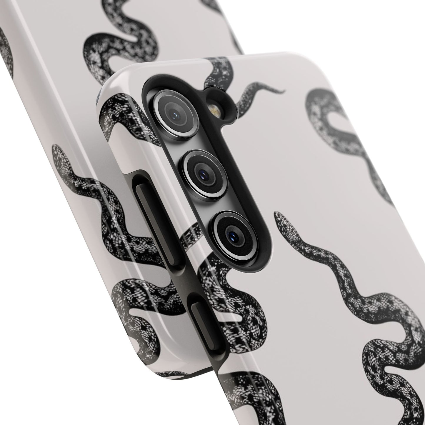 Snake Print Aesthetic Glossy Phone Case