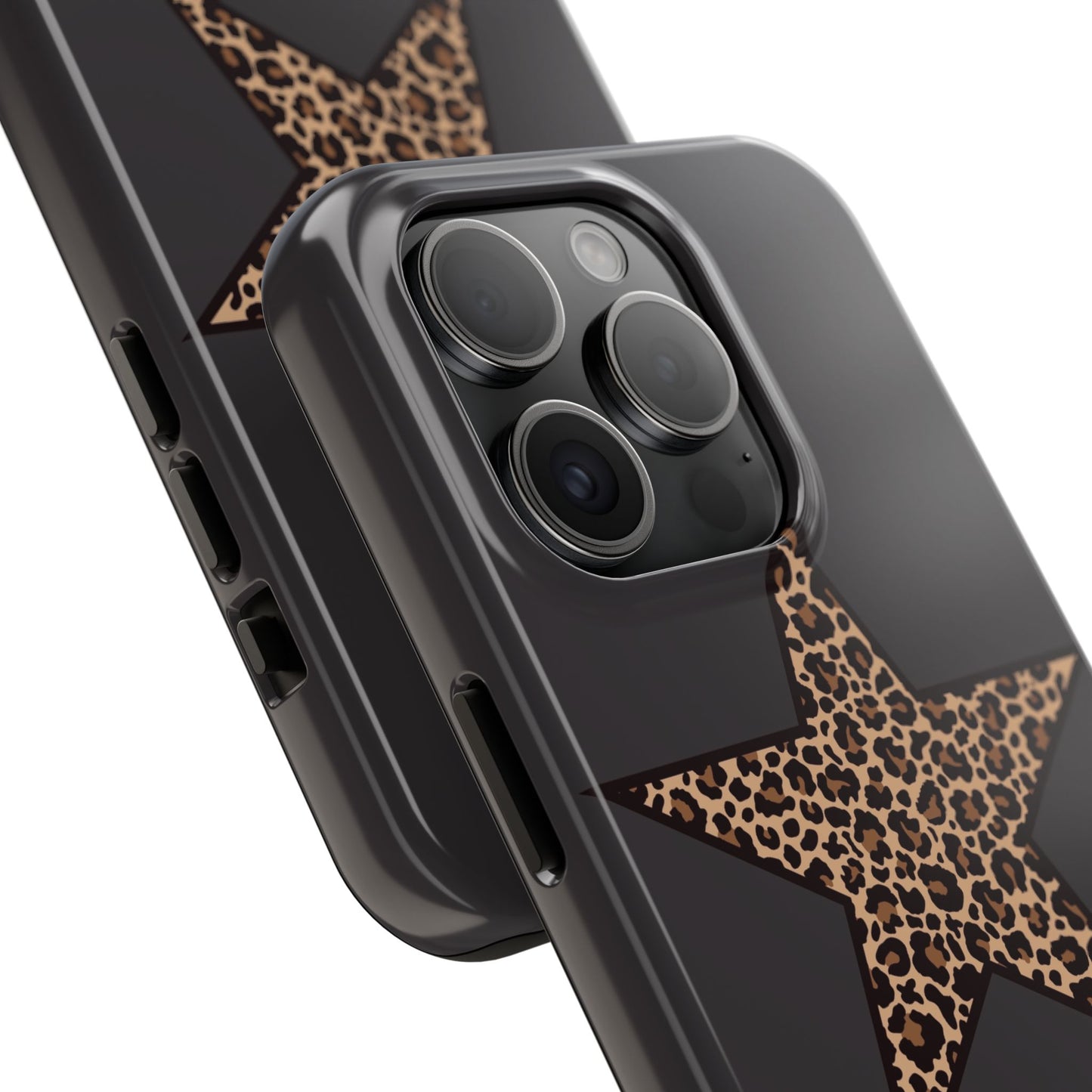 Cheetah Print Star Scandi Style Phone Case