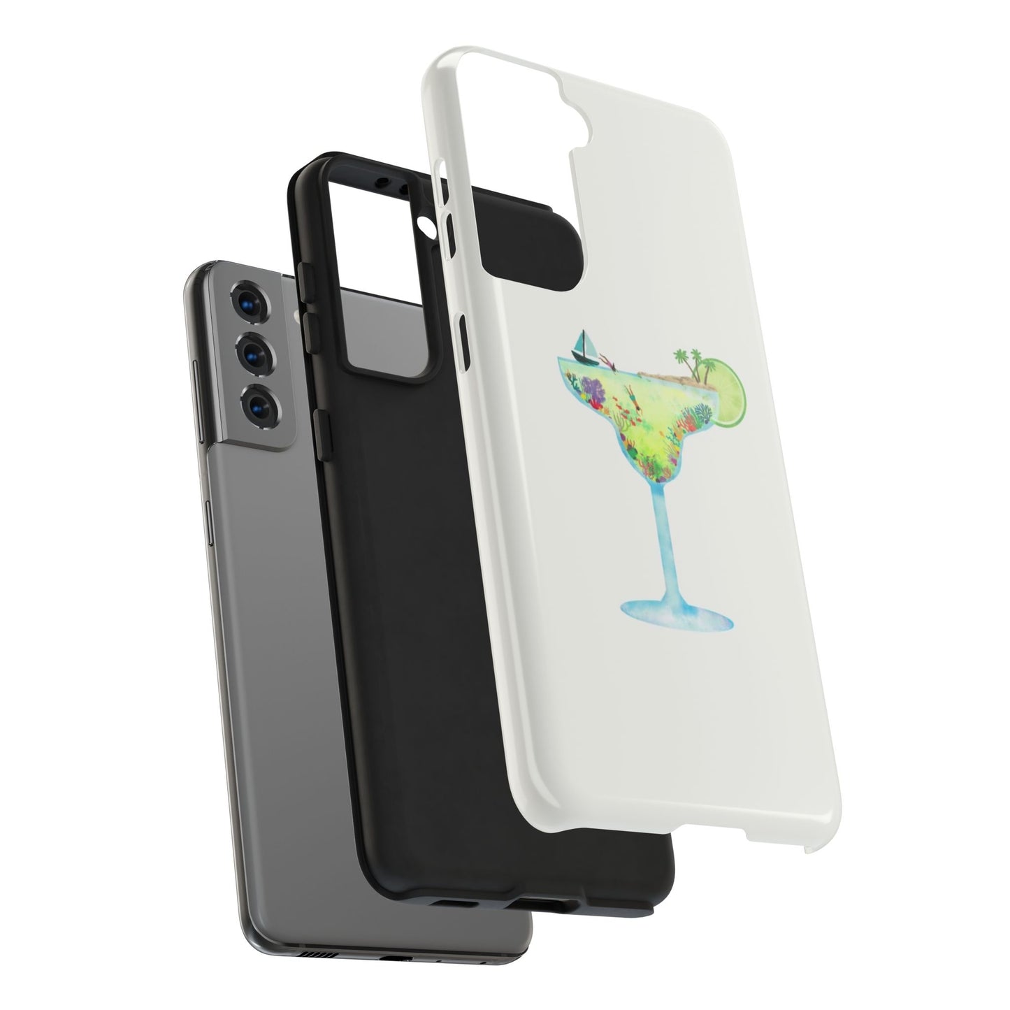 Glossy Phone Case, Summer Phone Case, Cute, Glossy Phone Case, Coastal Summer