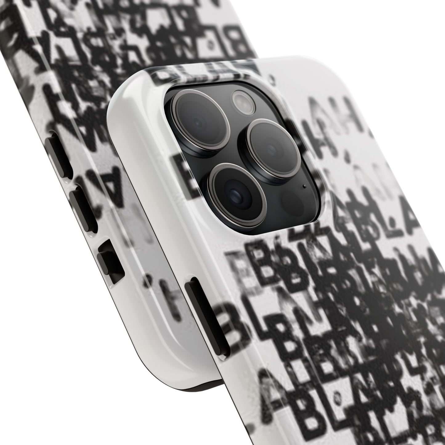 Blah Blah Blah Print Phone Case