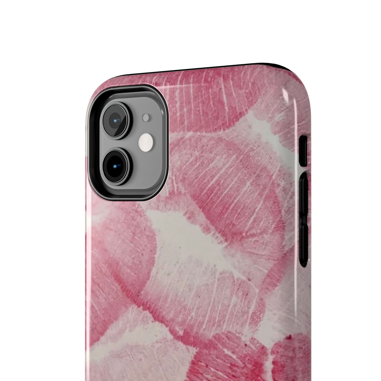 Pink Kiss Lipstick Fashion Aesthetic Glossy Phone Case