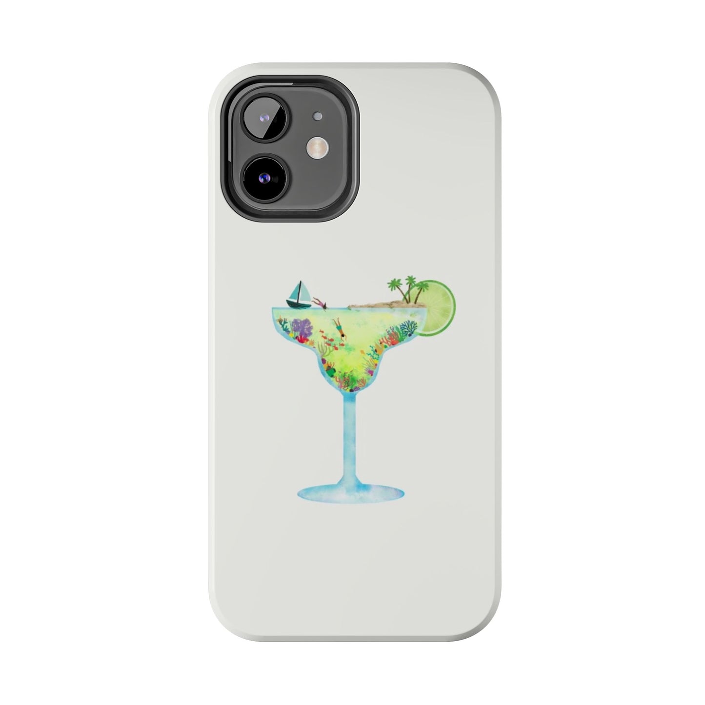 Glossy Phone Case, Summer Phone Case, Cute, Glossy Phone Case, Coastal Summer
