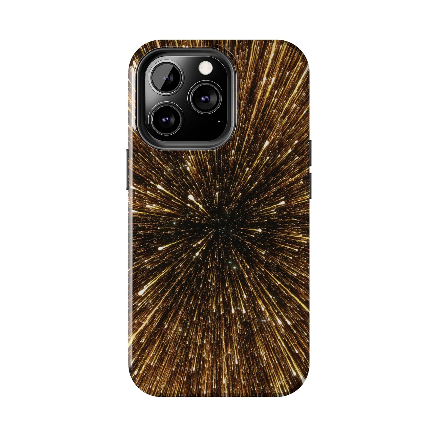 Star Burst Gold Galaxy Phone Case