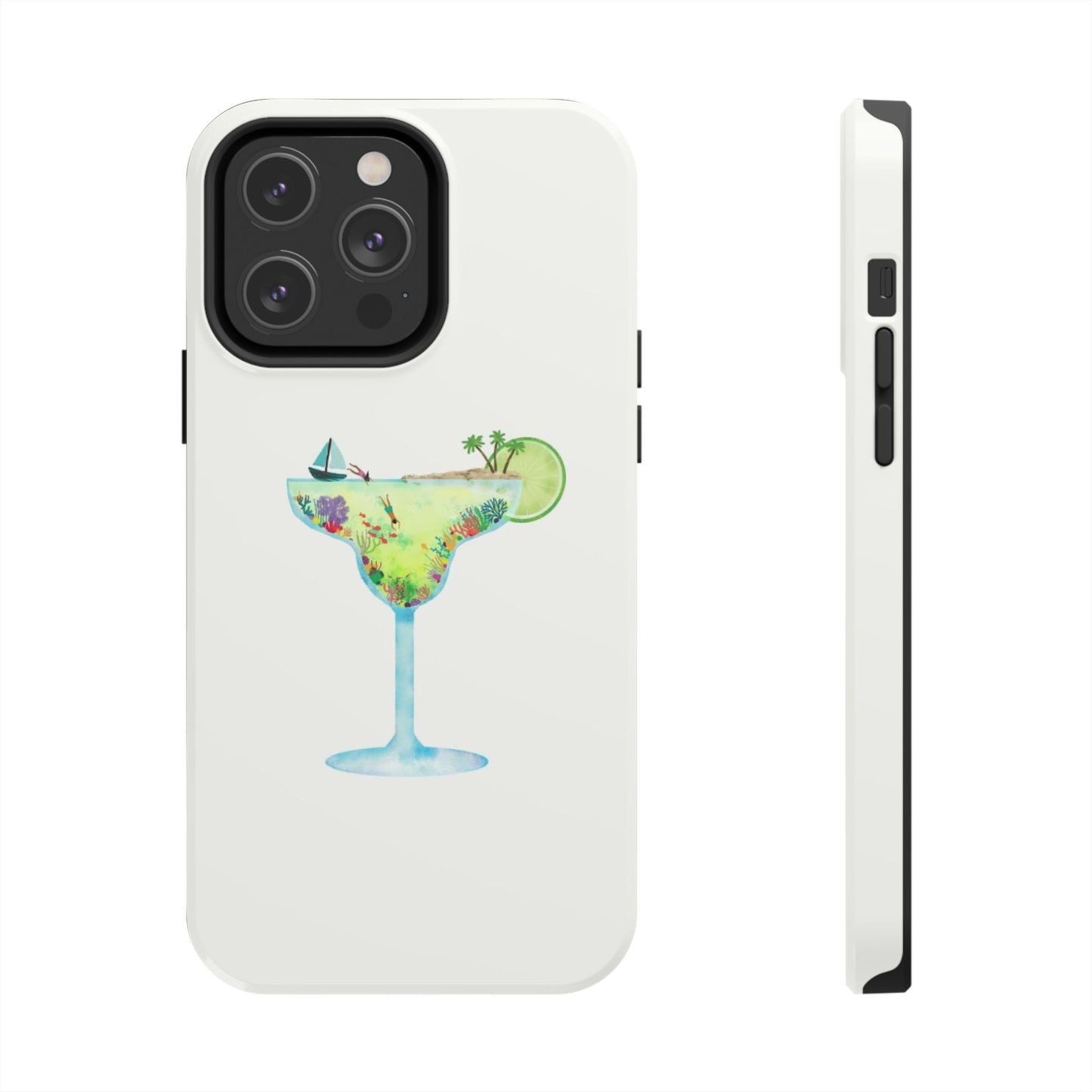 Glossy Phone Case, Summer Phone Case, Cute, Glossy Phone Case, Coastal Summer