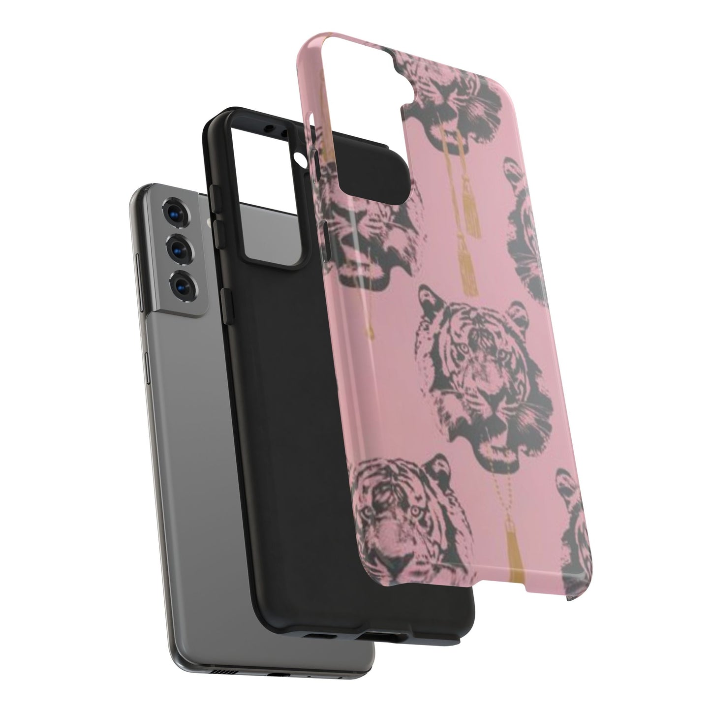 Pink Tiger Print Fashion Phone Case