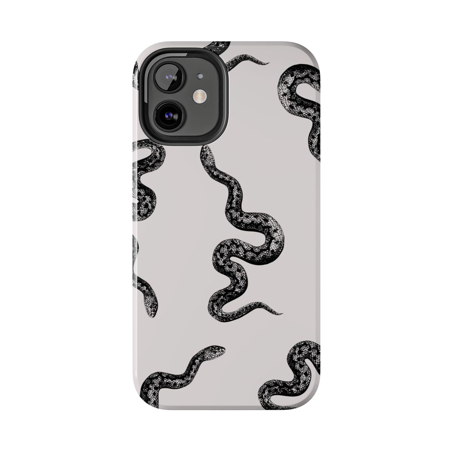 Snake Print Aesthetic Glossy Phone Case