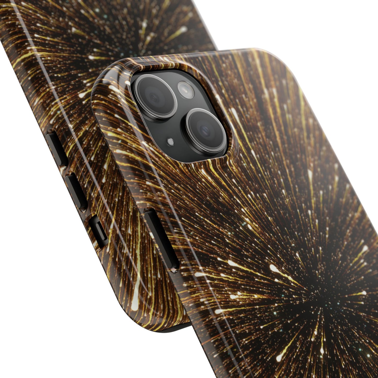 Star Burst Gold Galaxy Phone Case