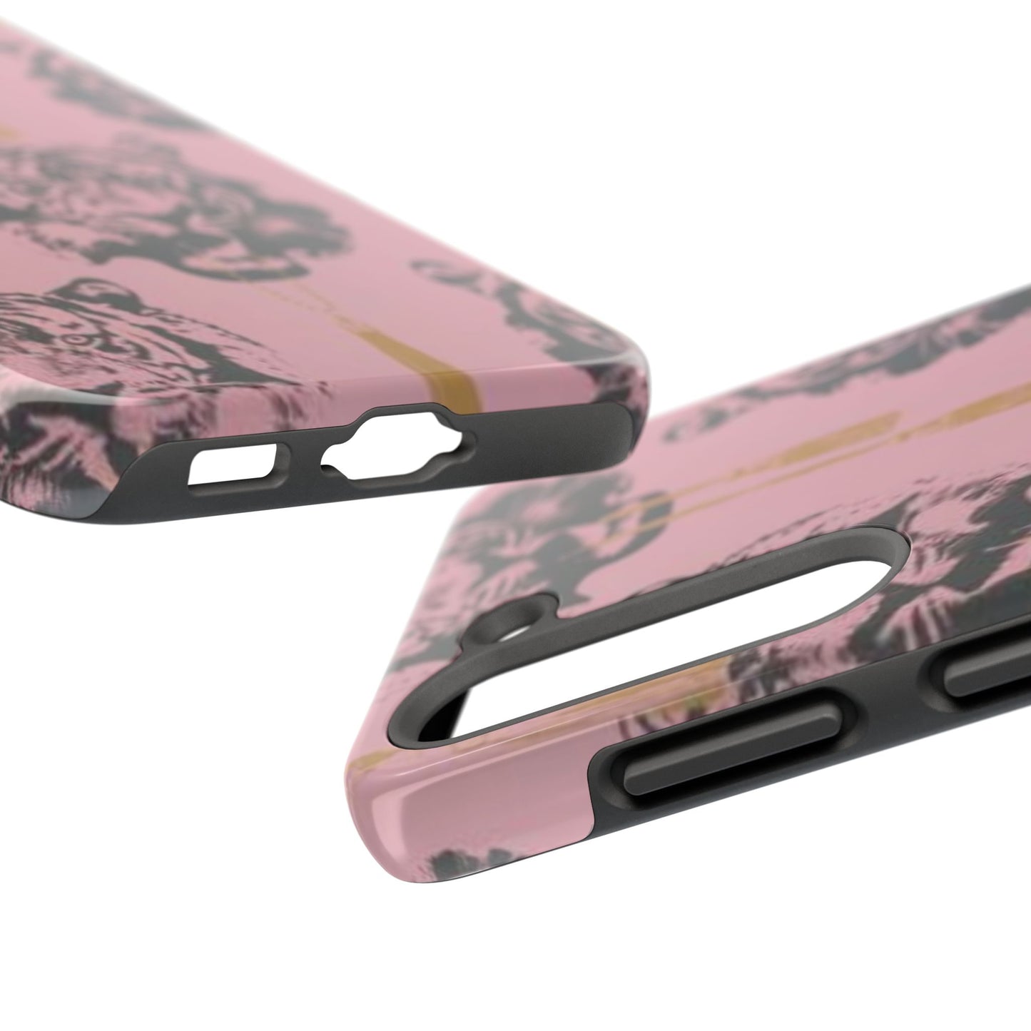 Pink Tiger Print Fashion Phone Case