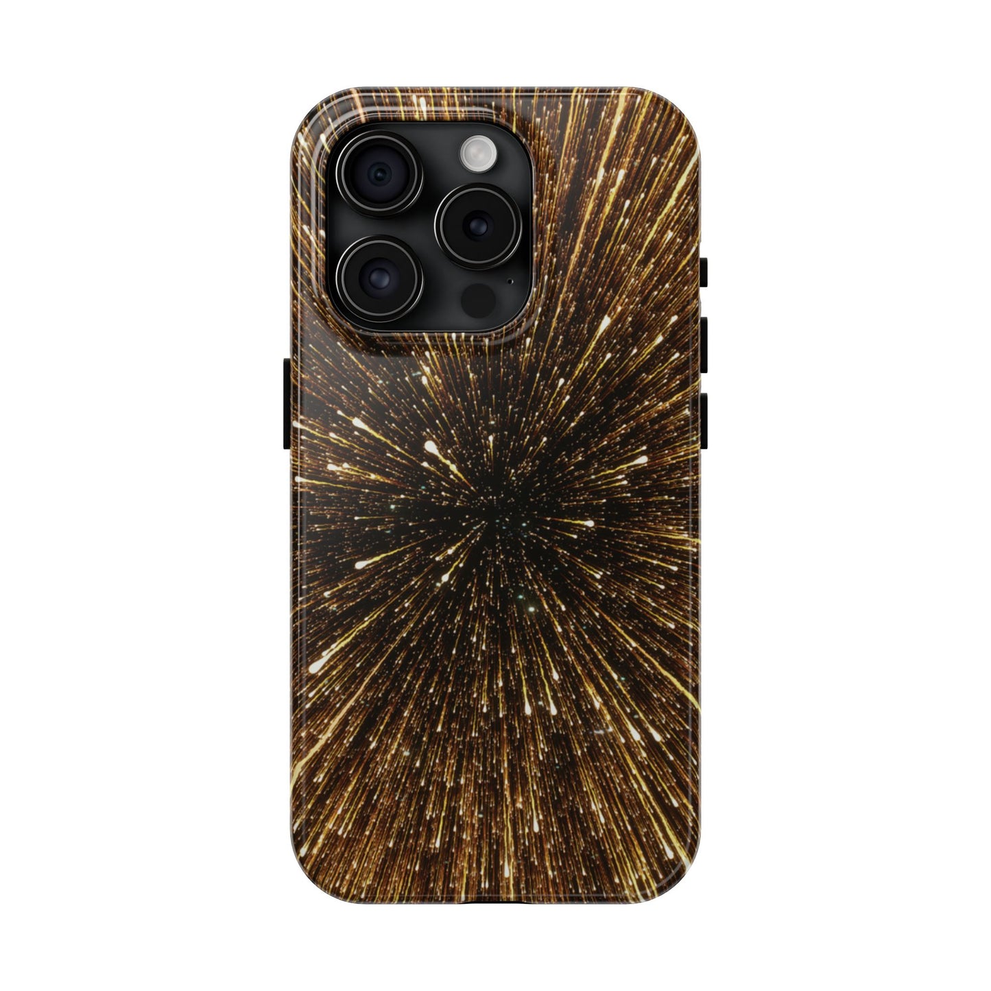 Star Burst Gold Galaxy Phone Case