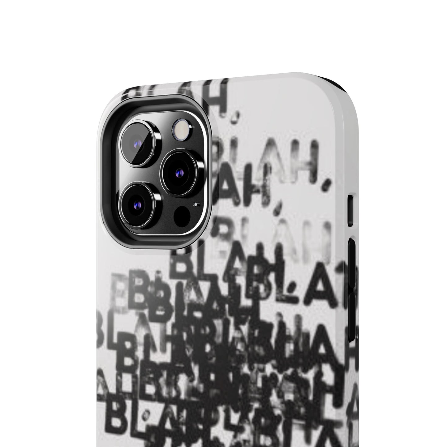 Blah Blah Blah Print Phone Case