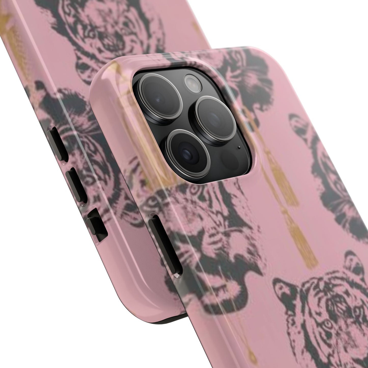Pink Tiger Print Fashion Phone Case