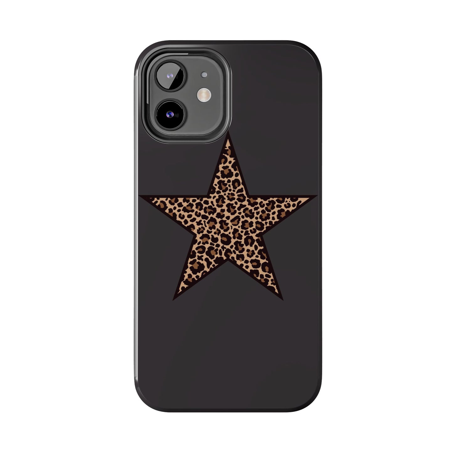 Cheetah Print Star Scandi Style Phone Case