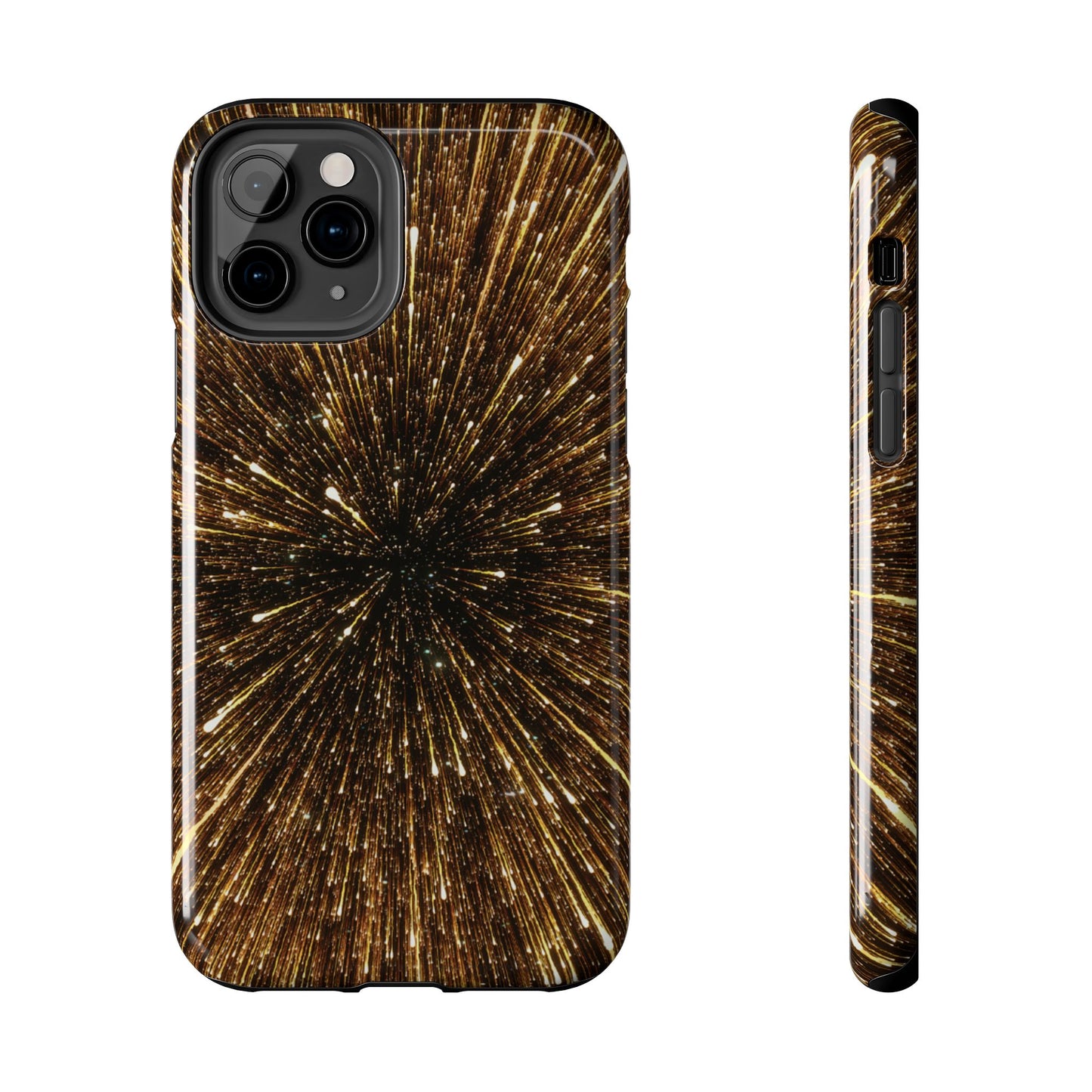 Star Burst Gold Galaxy Phone Case
